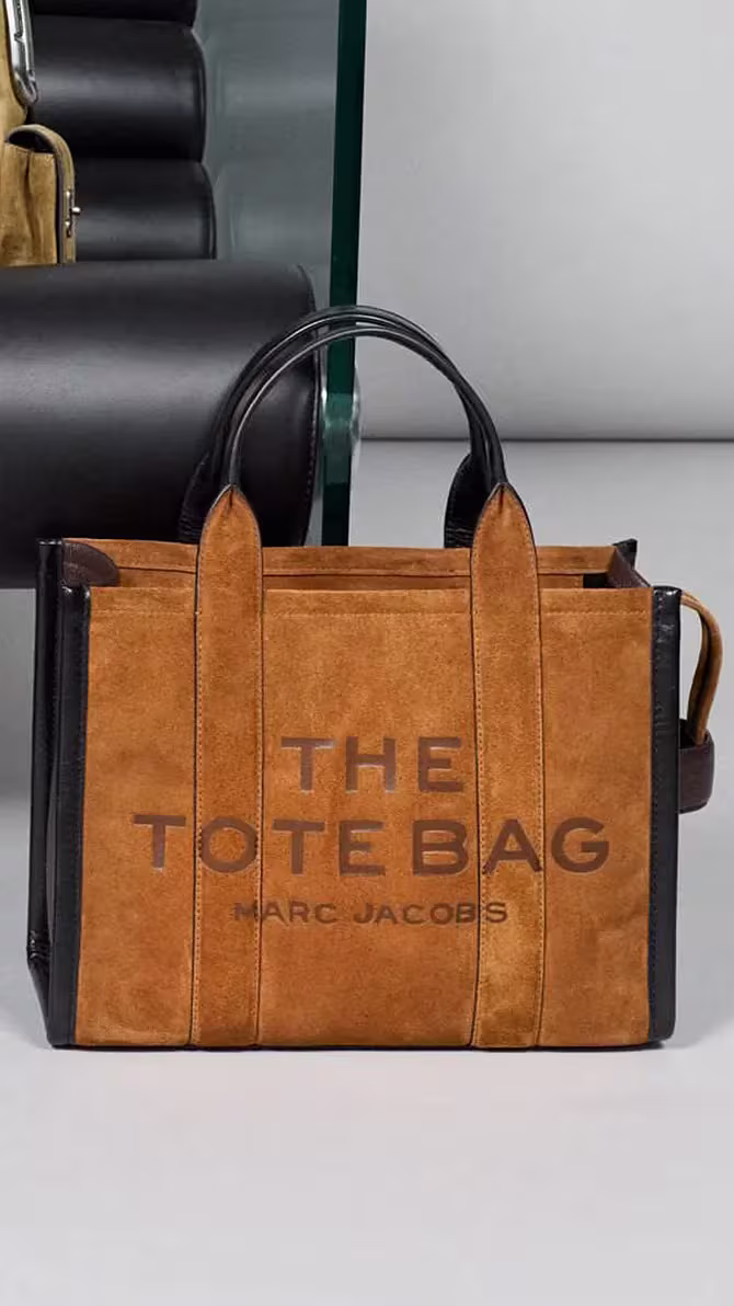 The Suede Medium Tote Bag