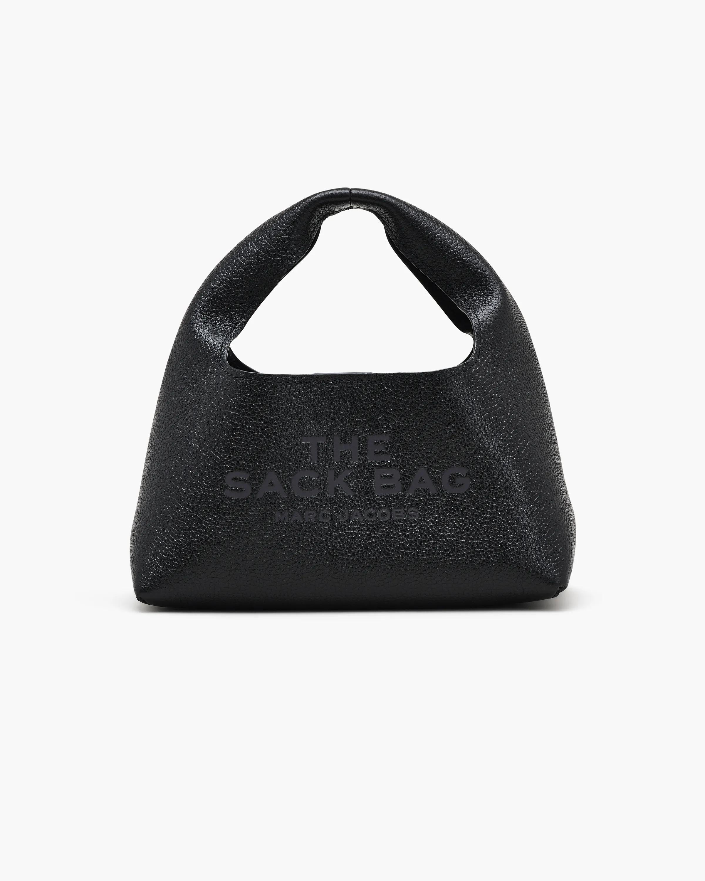 MARC JACOBS Marc Jacobs The Mini Sack Bag in Tonal Black　MARC JACOBS マーク ジェイコブス ザ ミニ サック バッグ (トーナル ブラック) MARC