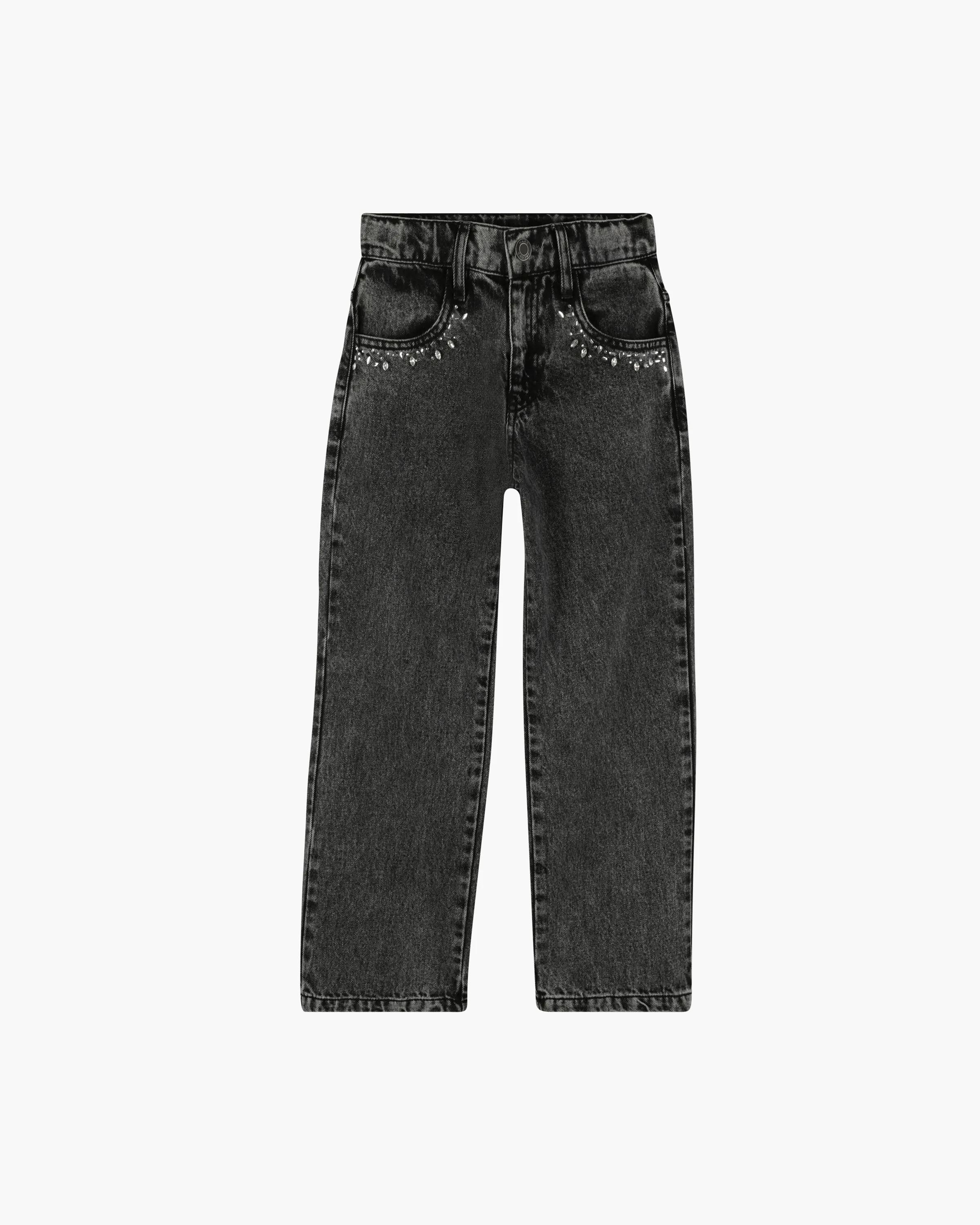 MARC JACOBS Marc Jacobs The Punk Gem Jeans in Black, Size 10Y　MARC JACOBS マーク ジェイコブス ザ パンク ジェム ジーンズ ブラック、サイズ 10Y MARC