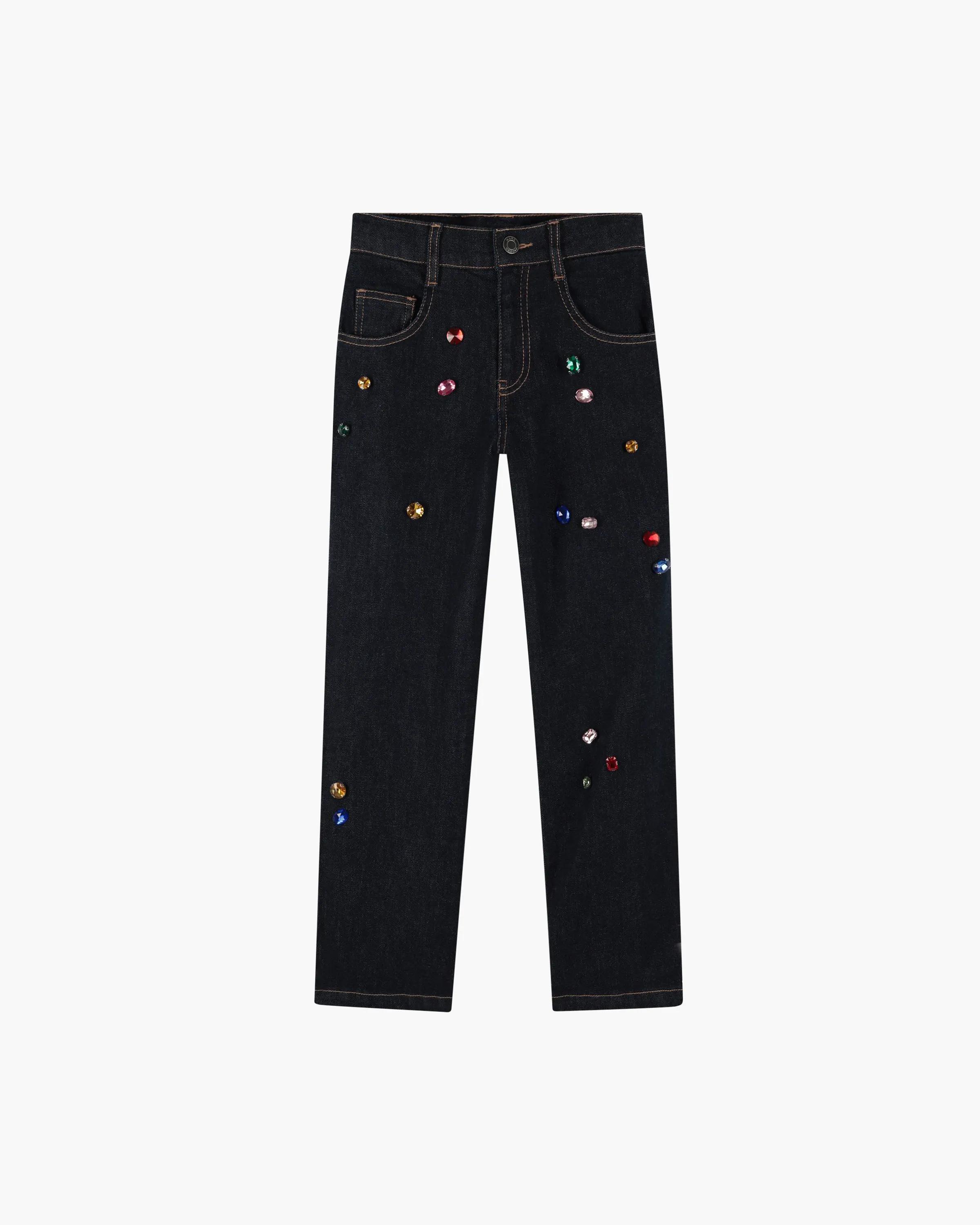 MARC JACOBS Marc Jacobs The Gem Denim Jeans in Blue, Size 8Y　MARC JACOBS マーク ジェイコブス ザ ジェム デニム ジーンズ ブルー、サイズ 8Y MARC