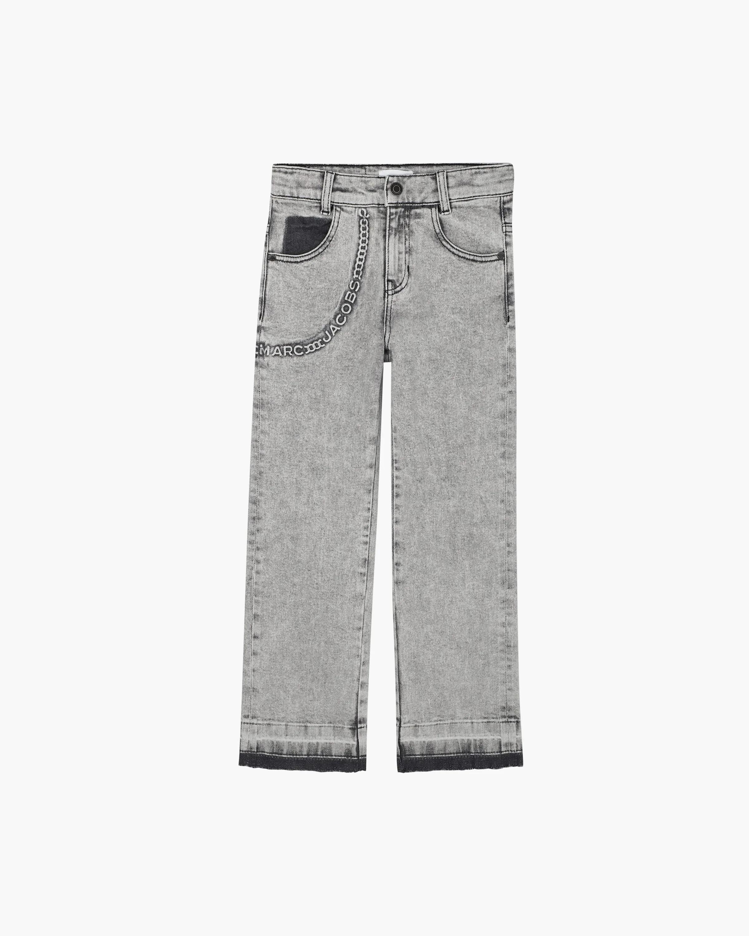 MARC JACOBS Marc Jacobs The Trompe Loeil Chain Jeans in Black　MARC JACOBS マーク ジェイコブス トロンプルイユ チェーン ジーンズ ブラック MARC