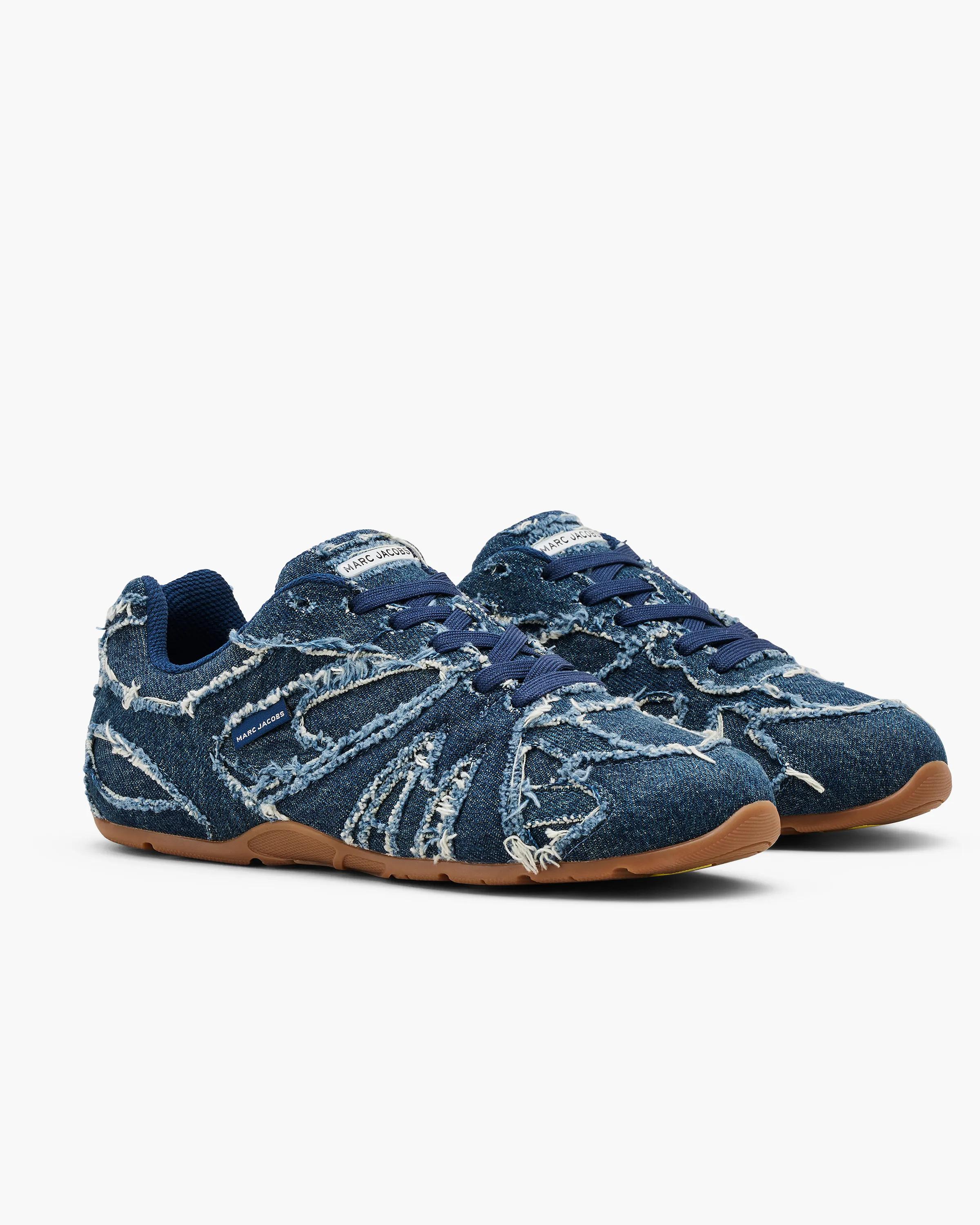 MARC JACOBS Marc Jacobs The Denim 72 Spring Sneaker in Indigo, Size 39　MARC JACOBS マーク ジェイコブス ザ デニム 72 スプリング スニーカー インディゴ、サイズ 39 MARC