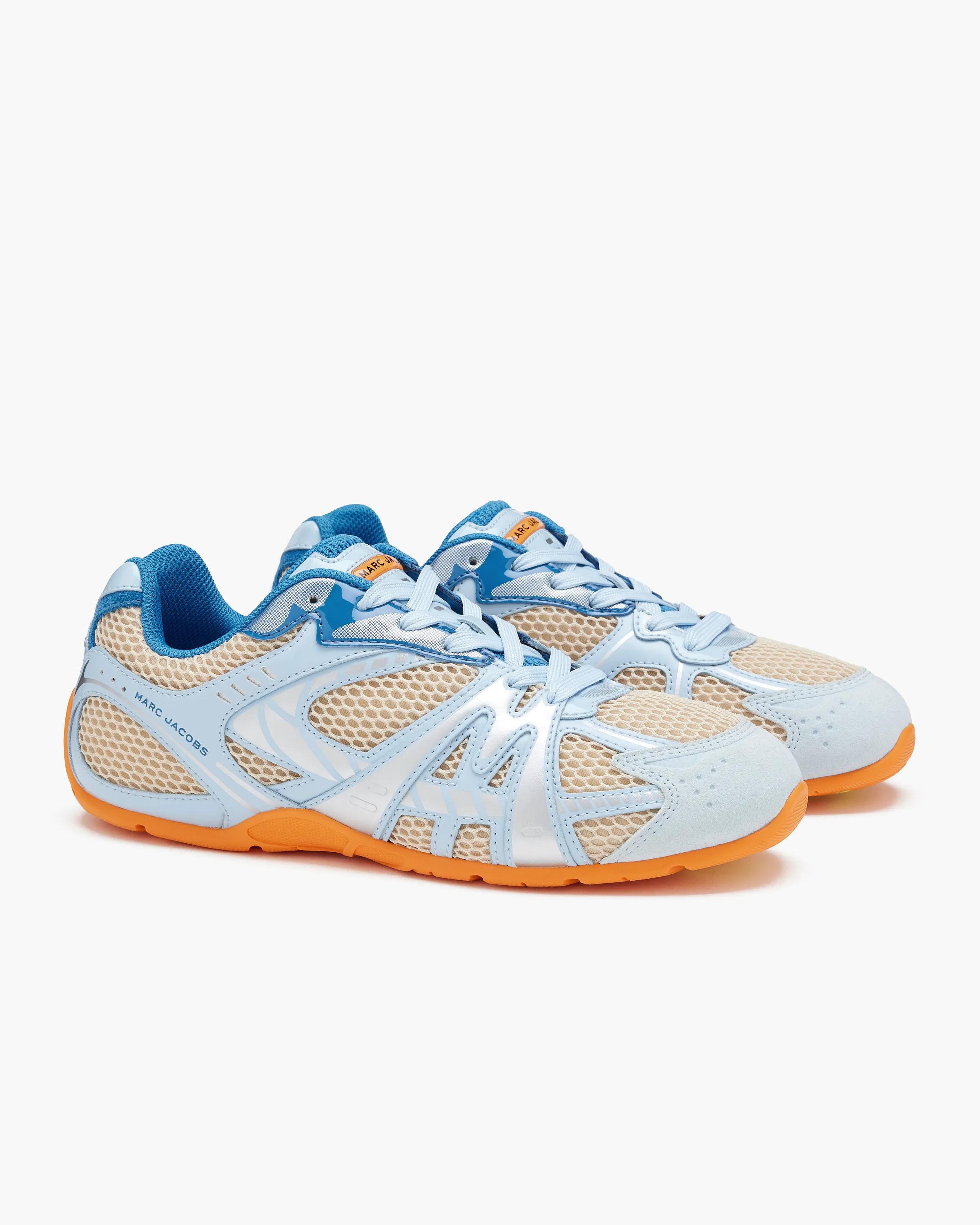MARC JACOBS Marc Jacobs The 72 Spring Sneaker in Blue Multi, Size 40　MARC JACOBS マーク ジェイコブス ザ 72 スプリング スニーカー ブルー マルチ、サイズ 40 MARC