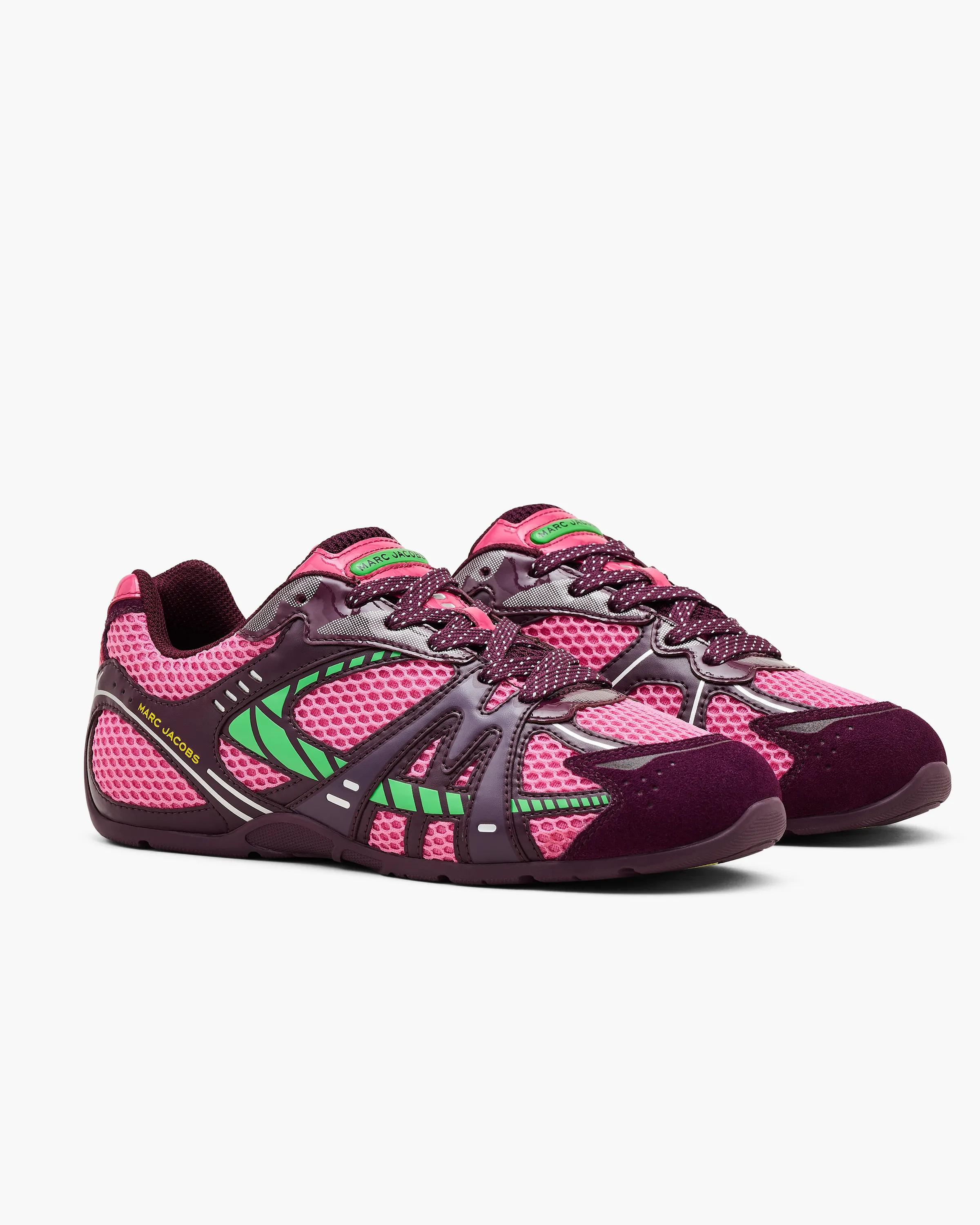 MARC JACOBS Marc Jacobs The 72 Spring Sneaker in Raspberry Pink Multi, Size 44　MARC JACOBS マーク ジェイコブス ザ 72 スプリング スニーカー ラズベリー ピンク マルチ、サイズ 44 MARC