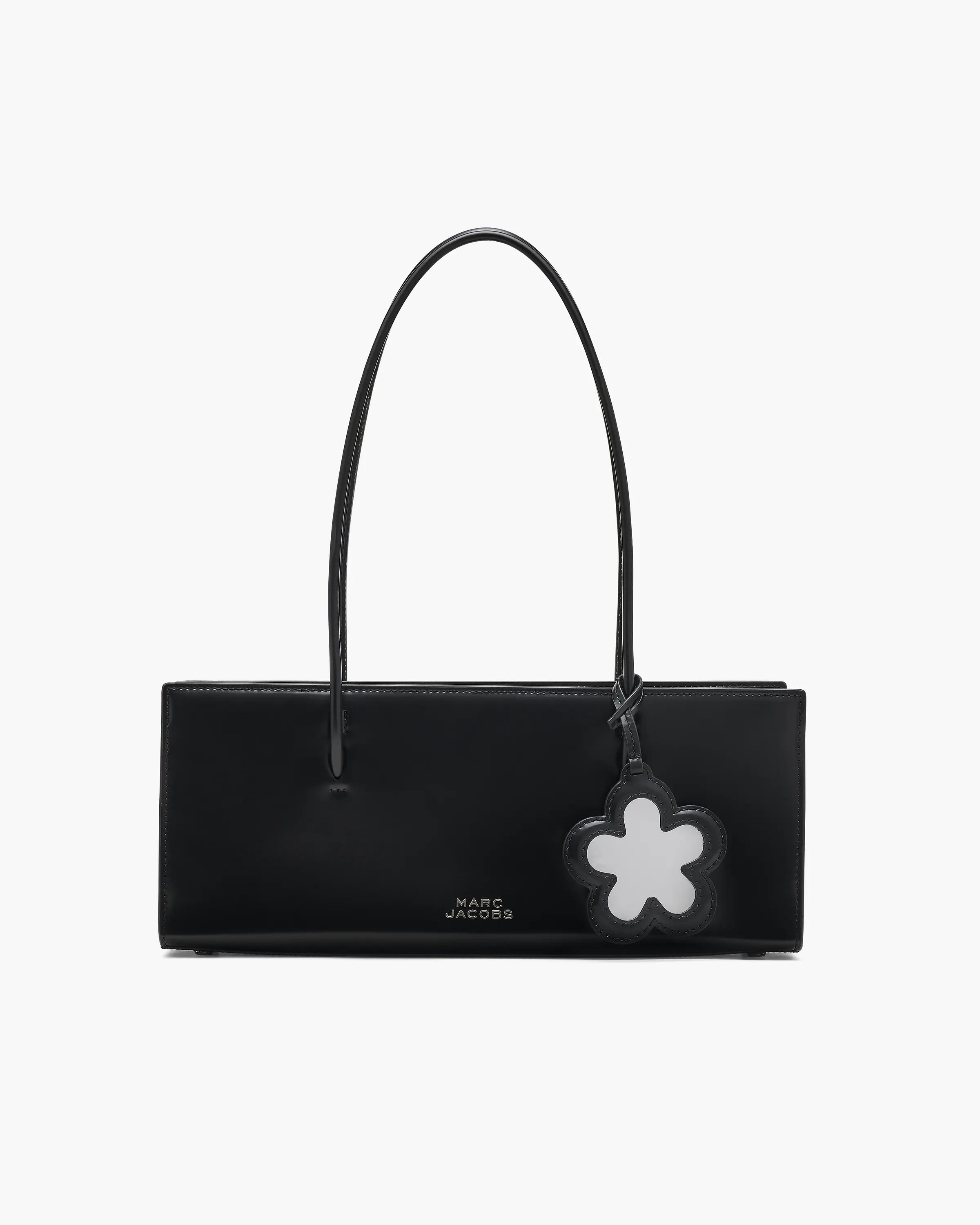MARC JACOBS Marc Jacobs The Glam Mirror Satchel in Black　MARC JACOBS マーク ジェイコブス ザ グラム ミラー サッチェル ブラック MARC