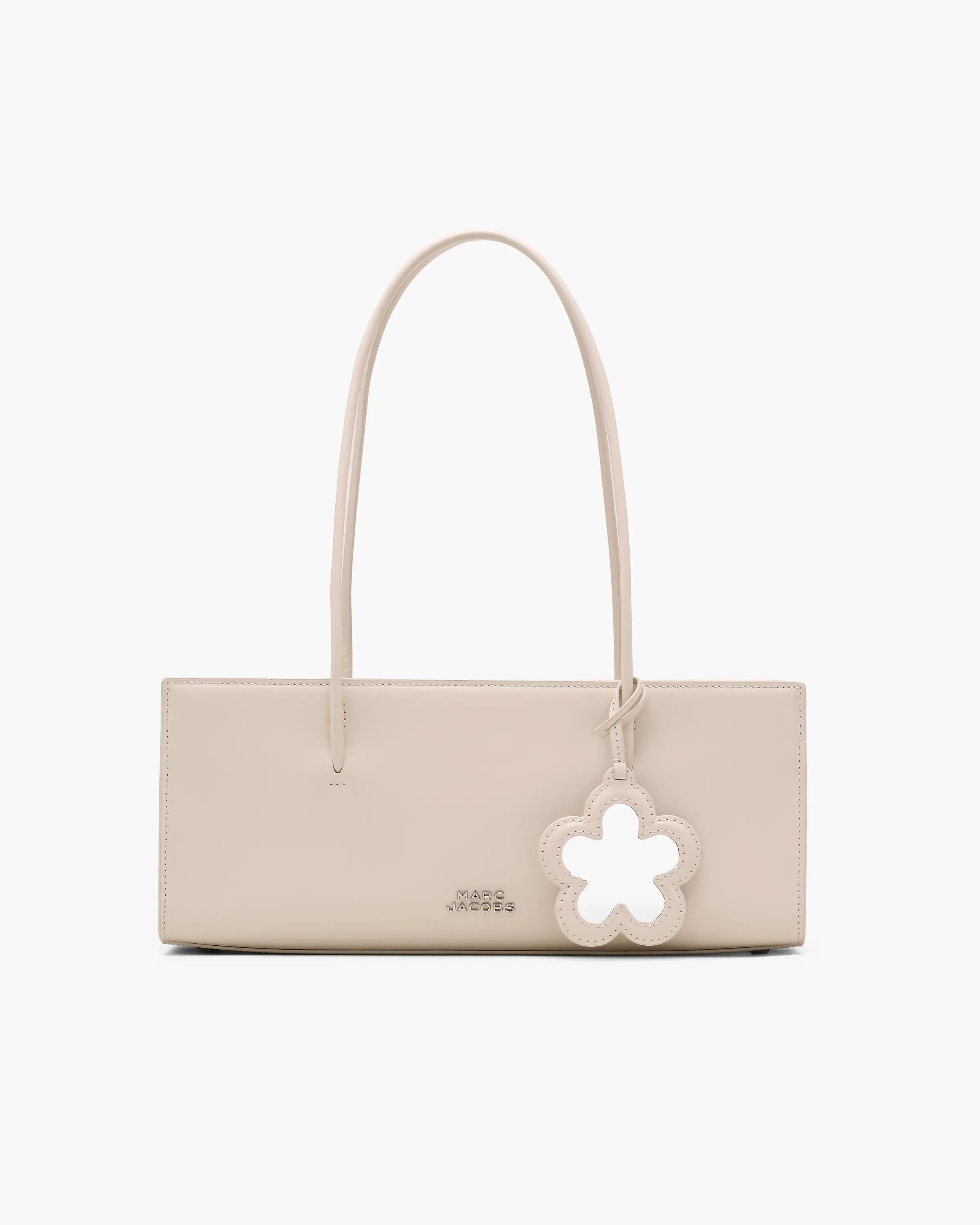 MARC JACOBS Marc Jacobs The Glam Mirror Satchel in Cotton White　MARC JACOBS マーク ジェイコブス ザ グラム ミラー サッチェル コットン ホワイト MARC