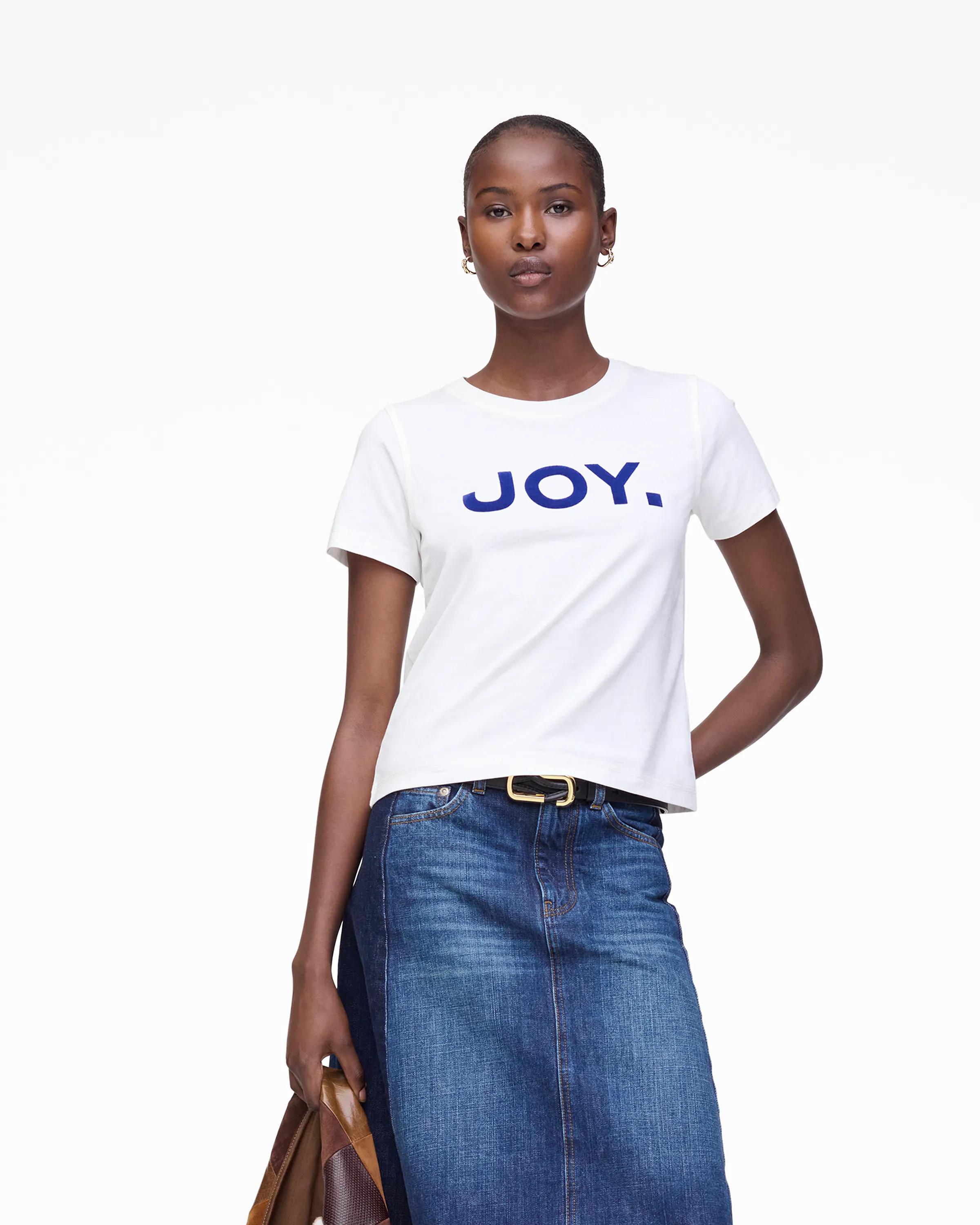 MARC JACOBS Marc Jacobs Joy. Slim Tee in White, Size XL　MARC JACOBS マークジェイコブス ジョイ。スリムTシャツ、ホワイト、サイズXL MARC