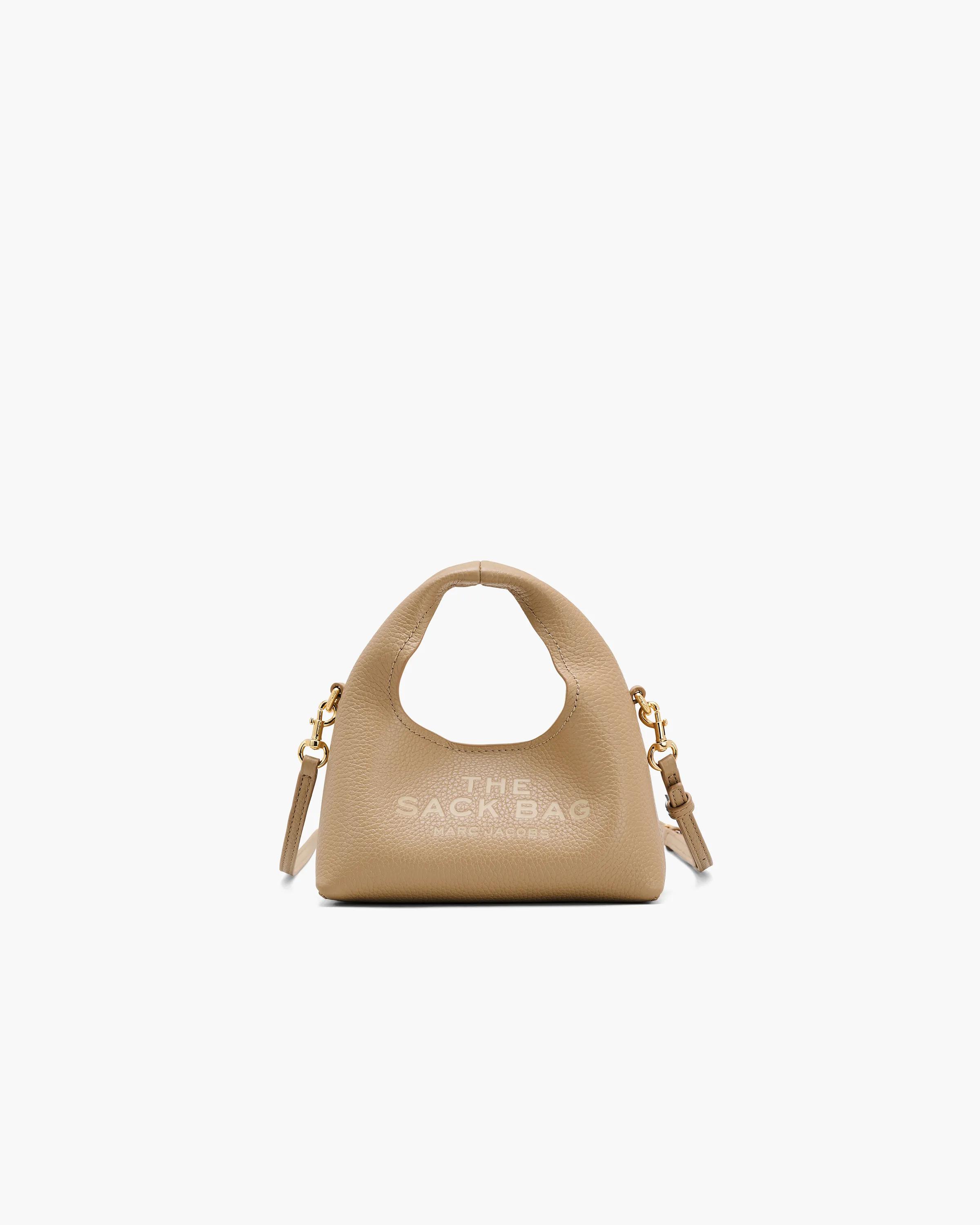 MARC JACOBS Marc Jacobs The Micro Crossbody Sack Bag in Camel　MARC JACOBS マーク ジェイコブス マイクロ クロスボディ サック バッグ (キャメル) MARC