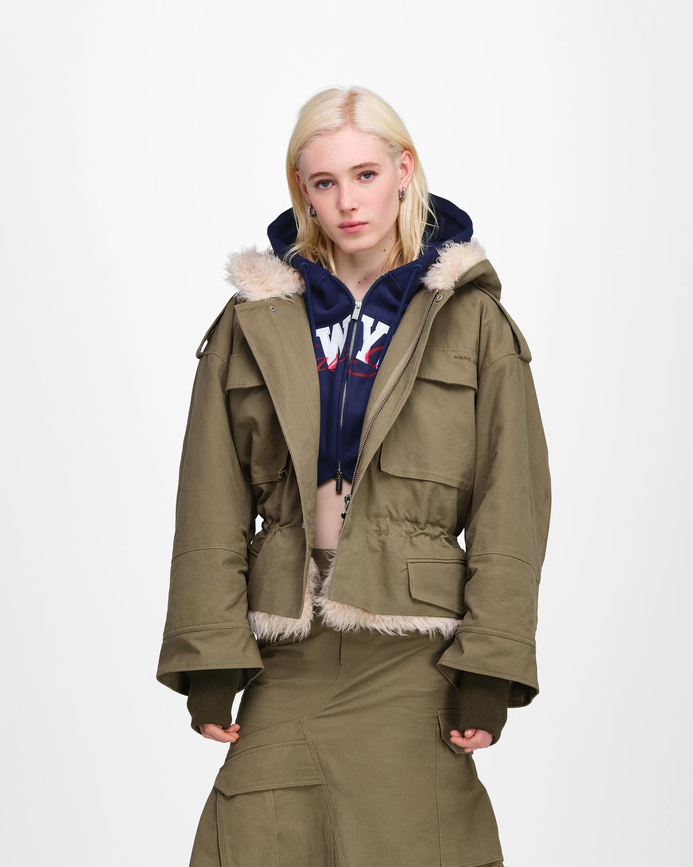 MARC JACOBS Marc Jacobs Cropped Cargo Parka