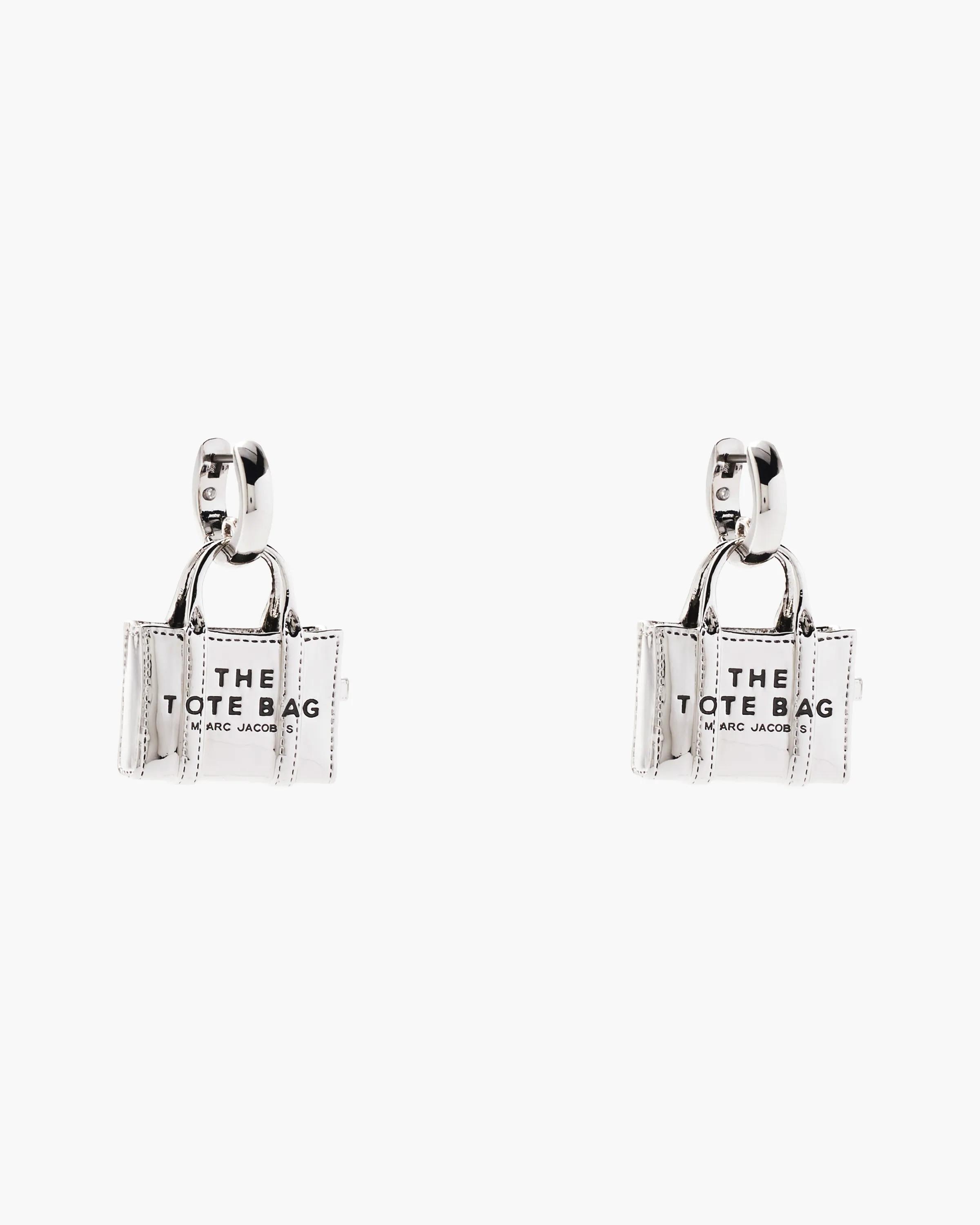 MARC JACOBS Marc Jacobs The Tote Bag Earrings in Light Antique Silver　MARC JACOBS マーク ジェイコブス ザ トート バッグ イヤリング ライト アンティーク シルバー MARC