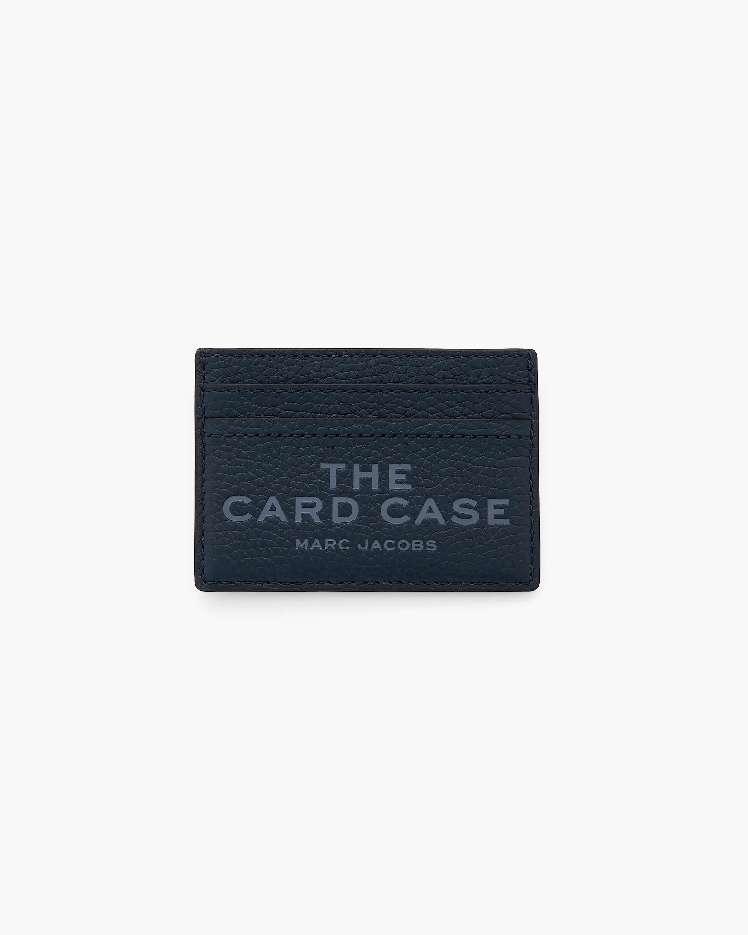 MARC JACOBS Marc Jacobs The Leather Card Case in Blue Sea　MARC JACOBS マーク ジェイコブス レザー カード ケース ブルー シー MARC