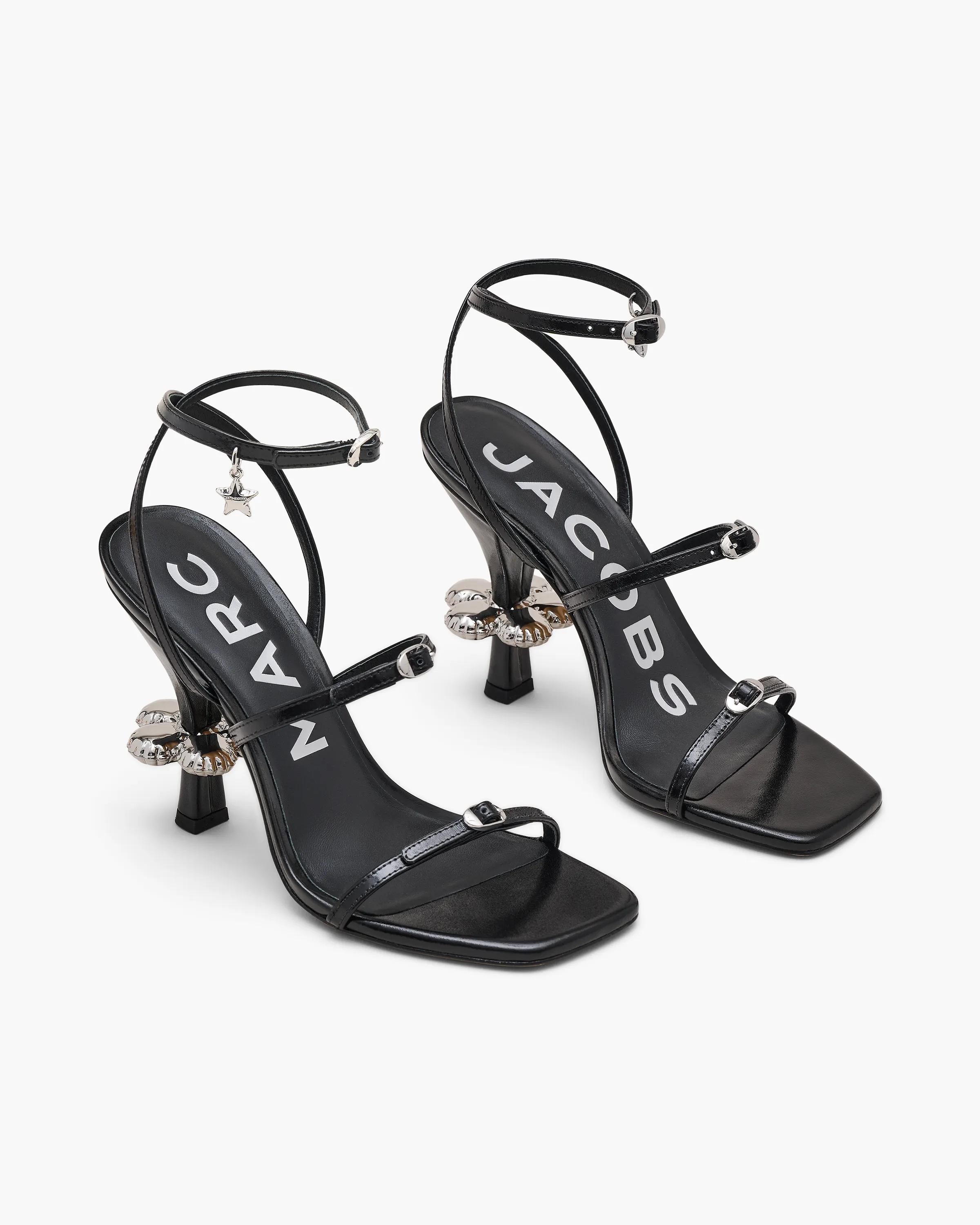 MARC JACOBS Marc Jacobs The Daisy Heel in Black, Size 41　MARC JACOBS マーク ジェイコブス ザ デイジー ヒール ブラック、サイズ 41 MARC