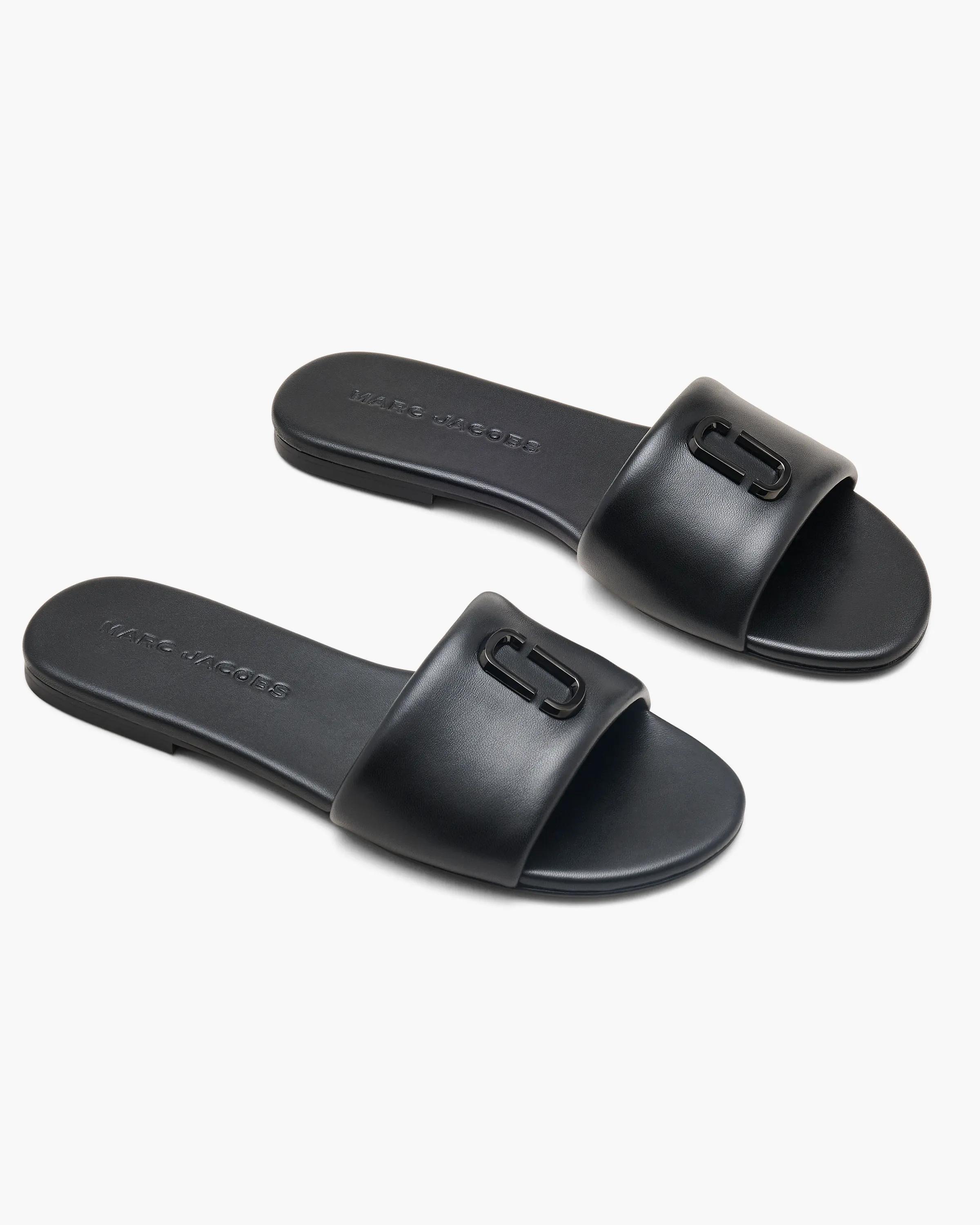 MARC JACOBS Marc Jacobs The Snapshot Slide in Black, Size 41　MARC JACOBS マーク ジェイコブス ザ スナップショット スライド ブラック、サイズ 41 MARC