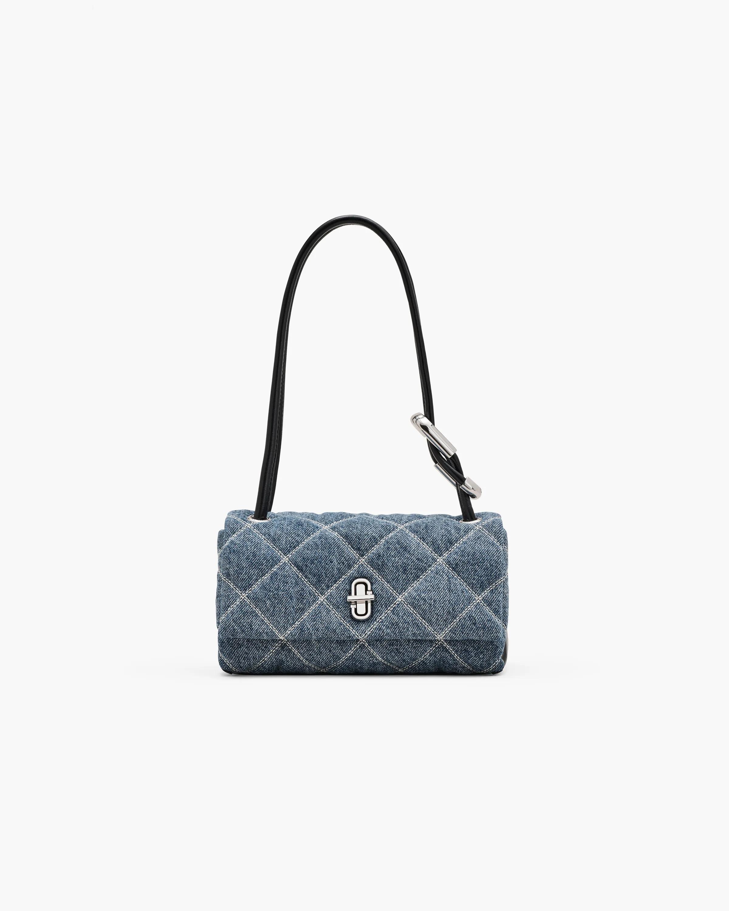 MARC JACOBS Marc Jacobs The Quilted Denim Mini Dual Shoulder Bag in Light Wash Indigo　MARC JACOBS マーク ジェイコブス ザ キルティング デニム ミニ デュアル ショルダー バッグ ライトウォッシュ インディゴ MARC