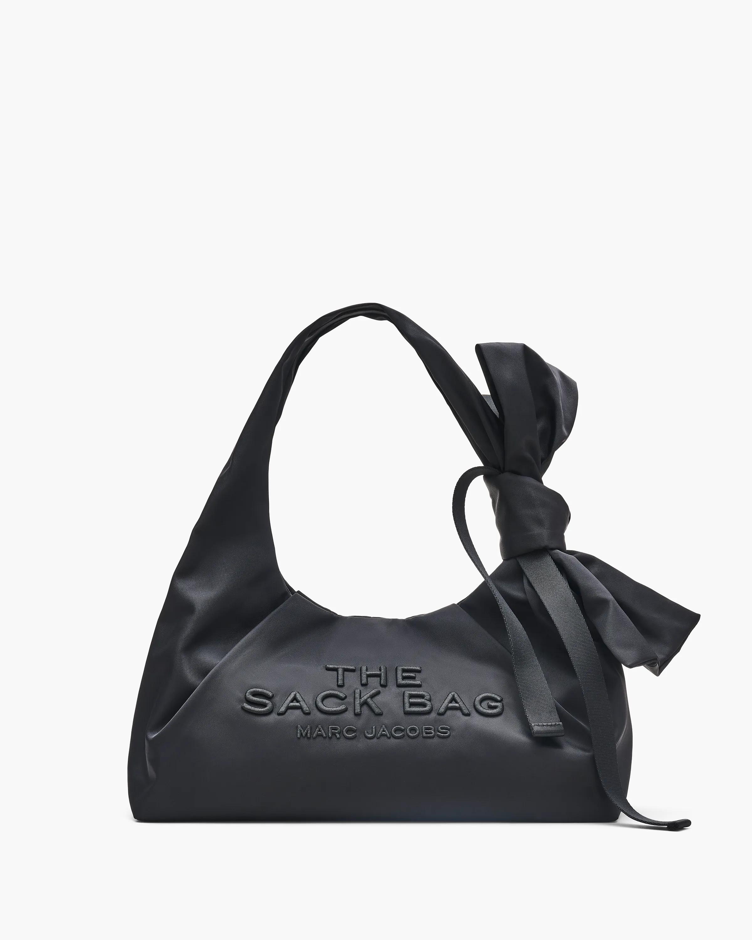 MARC JACOBS Marc Jacobs The Bow Nylon Sack Bag in Black　MARC JACOBS マーク ジェイコブス ザ ボウ ナイロン サック バッグ ブラック MARC