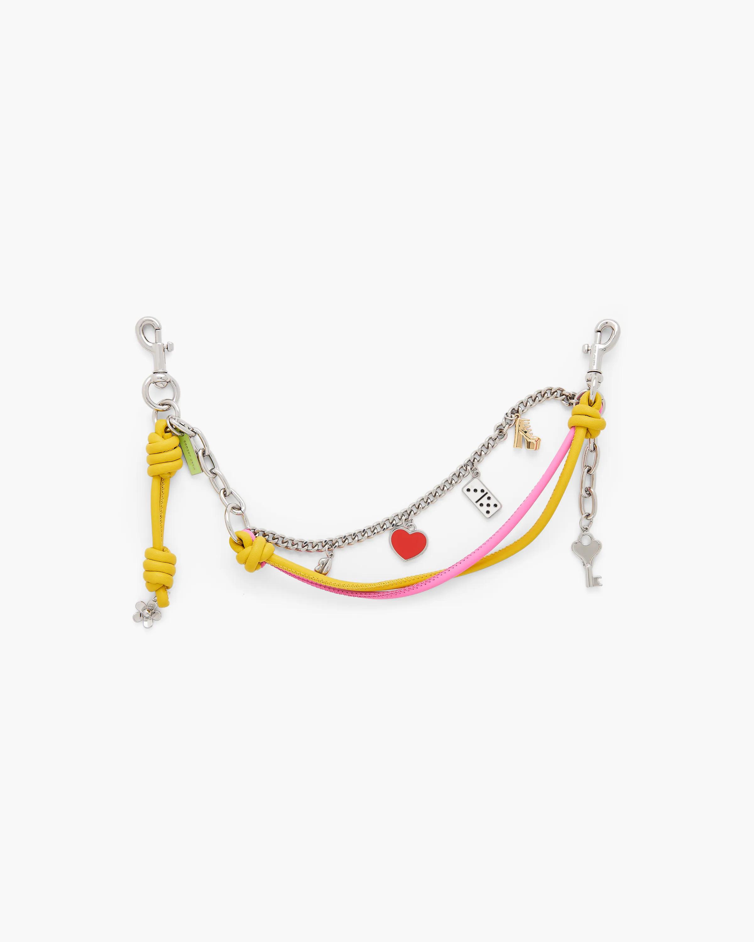 MARC JACOBS Marc Jacobs The Mini Icon Chain Bag Charm in Bow Pink Multi　MARC JACOBS マーク ジェイコブス ザ ミニ アイコン チェーン バッグ チャーム (ボウ ピンク マルチ) MARC