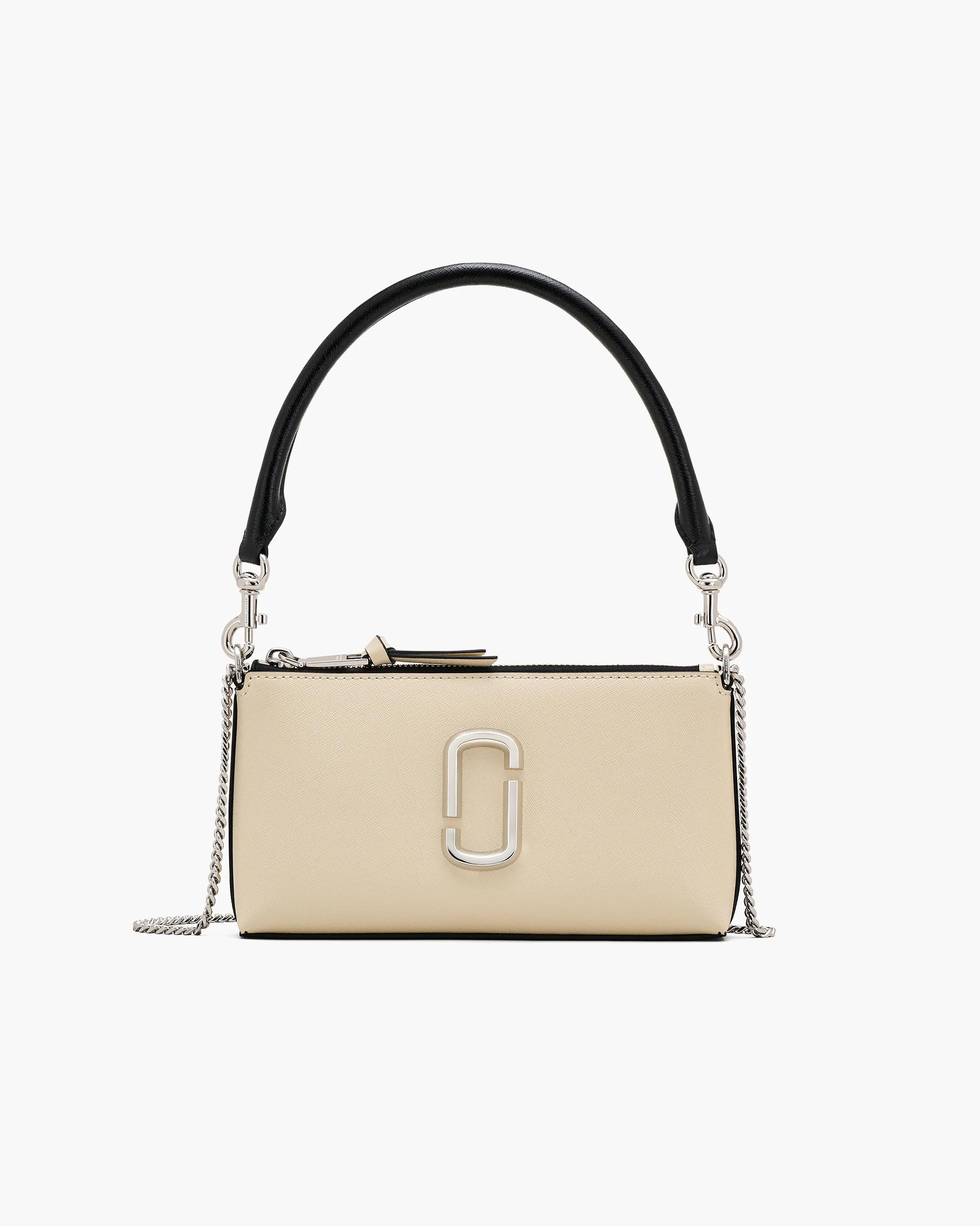 MARC JACOBS Marc Jacobs The Snapshot Convertible Shoulder Bag in Cloud White Multi　MARC JACOBS マーク ジェイコブス ザ スナップショット コンバーチブル ショルダー バッグ クラウド ホワイト マルチ MARC