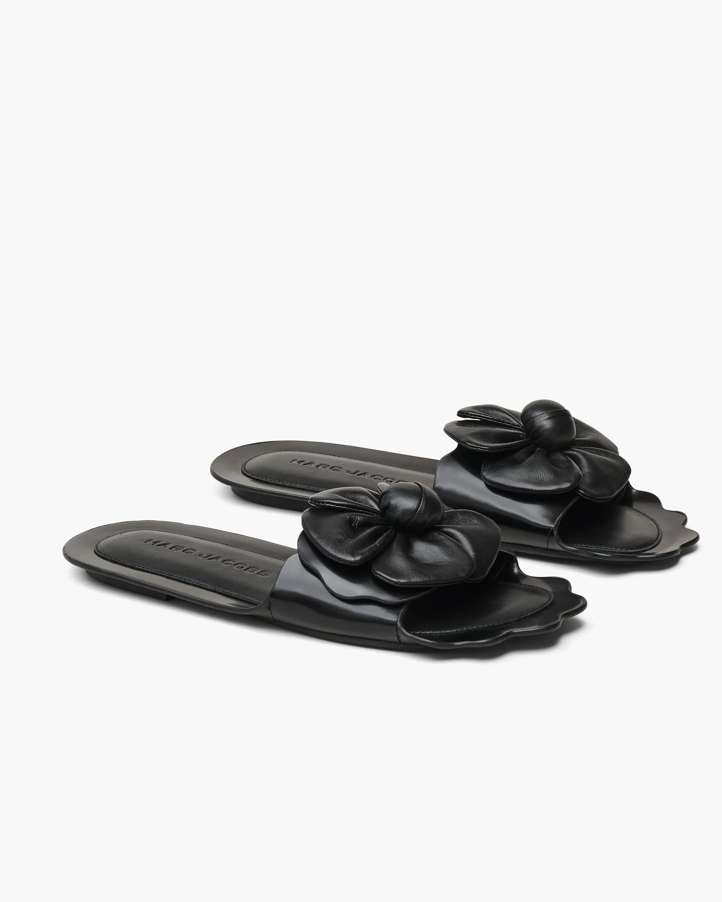 MARC JACOBS Marc Jacobs The Daisy Sandal in Black, Size 41　MARC JACOBS マーク ジェイコブス ザ デイジー サンダル ブラック、サイズ 41 MARC