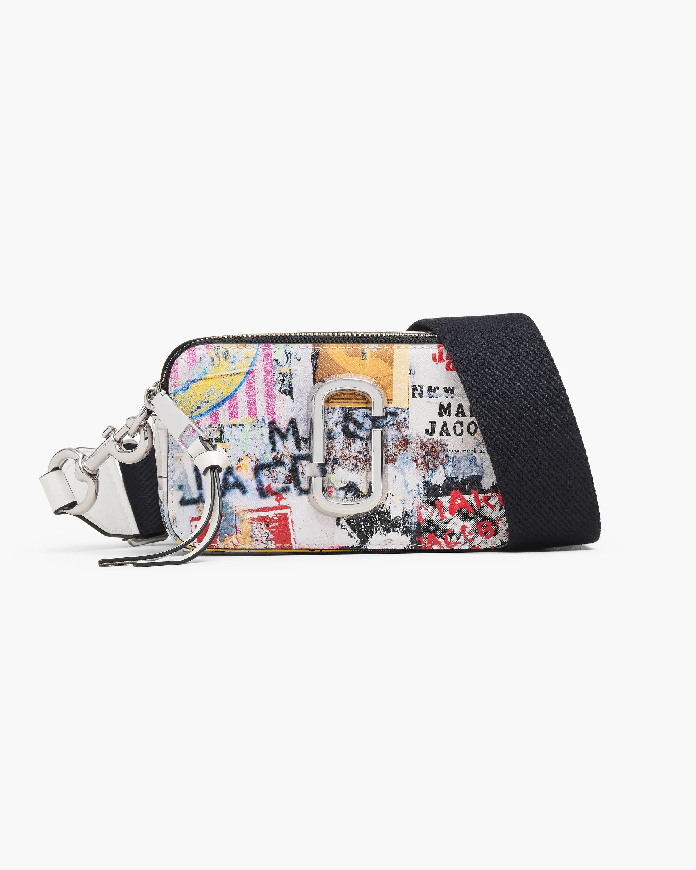 MARC JACOBS Marc Jacobs The Pop Americana Snapshot Bag in White Multi　MARC JACOBS マーク ジェイコブス ザ ポップ アメリカーナ スナップショット バッグ ホワイト マルチ MARC