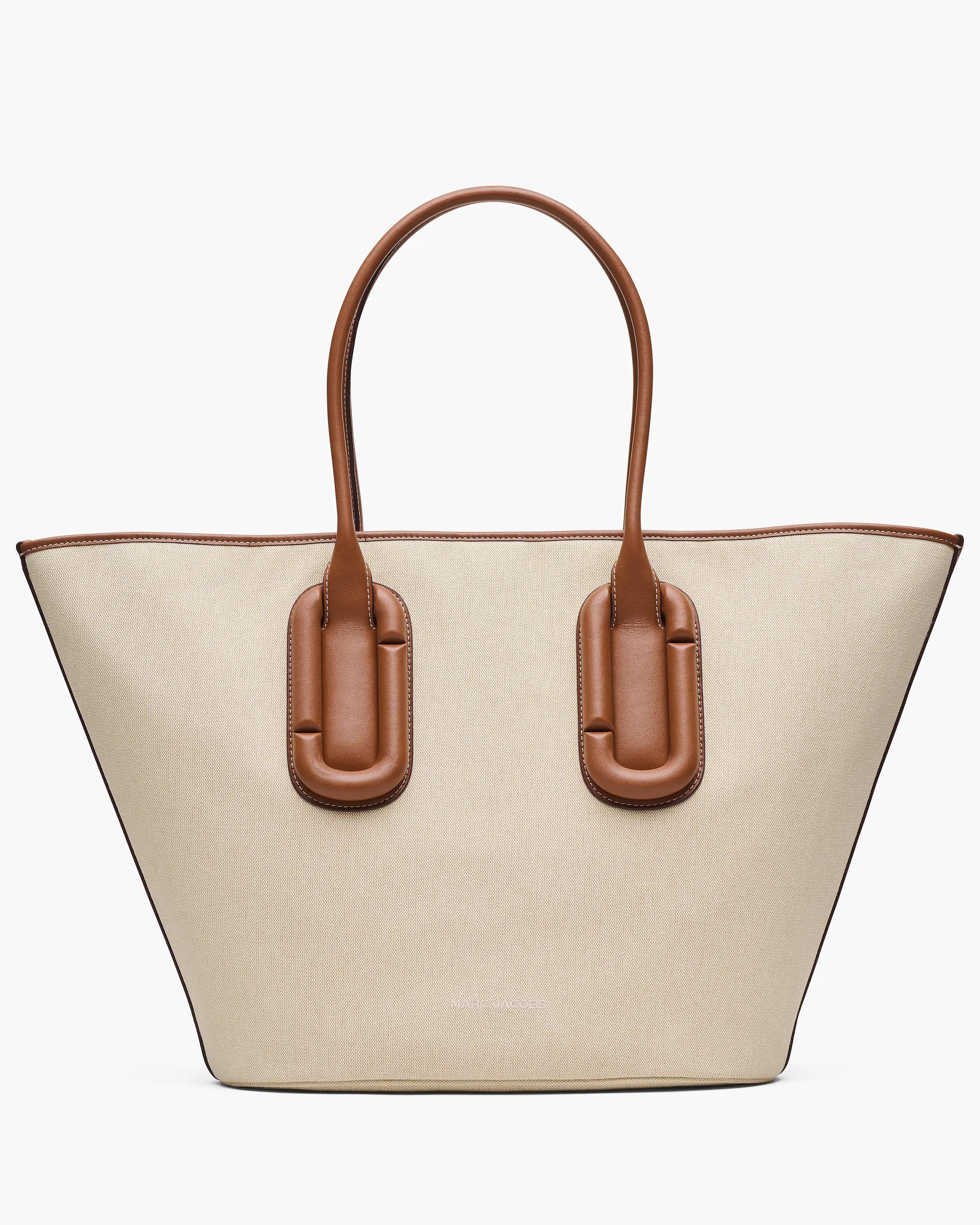 MARC JACOBS Marc Jacobs Babe Tote In Canvas in Beige/Argan Oil MARC