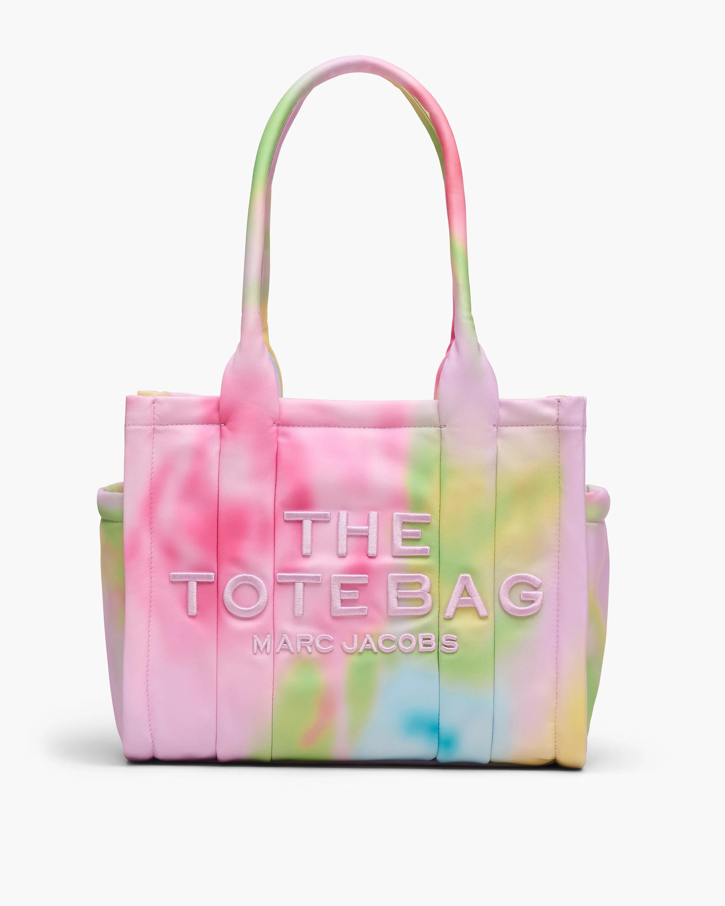 MARC JACOBS Marc Jacobs The Blurred Floral Medium Puffy Nylon Tote Bag