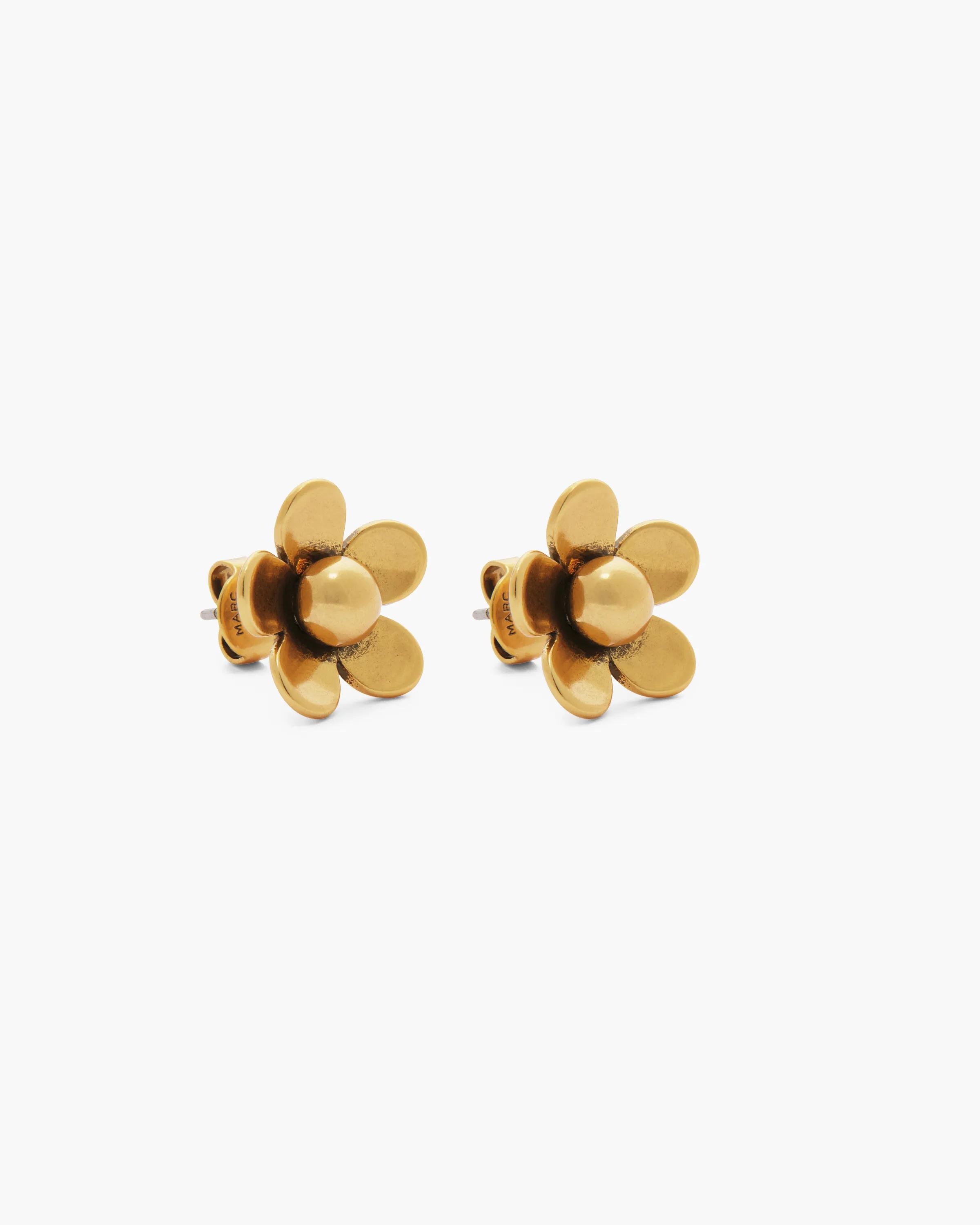 MARC JACOBS Marc Jacobs The Daisy Stud Earrings in Antique Gold　MARC JACOBS マーク ジェイコブス ザ デイジー スタッド ピアス アンティーク ゴールド MARC