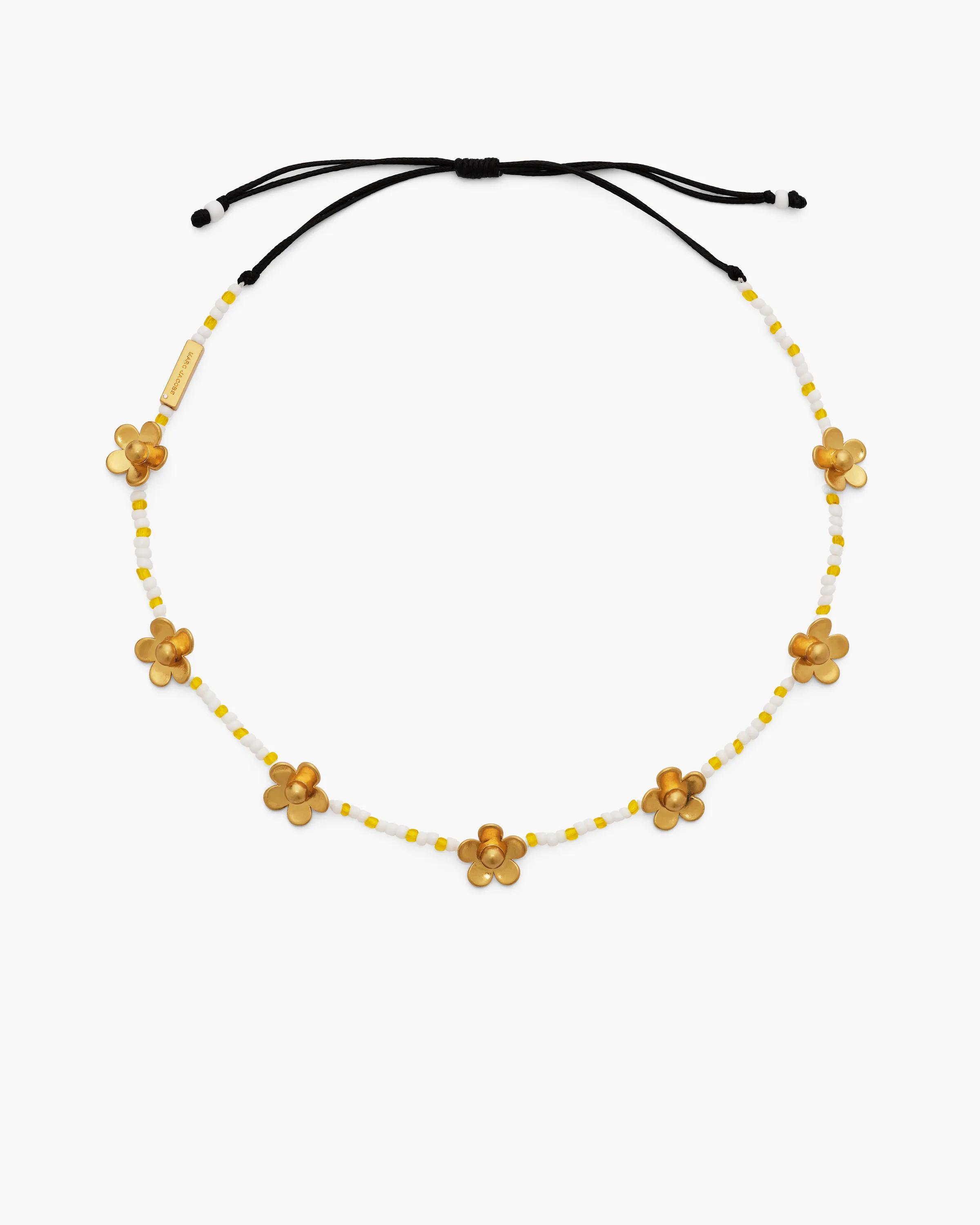 MARC JACOBS Marc Jacobs The Daisy Station Necklace in Gold/Yellow　MARC JACOBS マーク ジェイコブス ザ デイジー ステーション ネックレス ゴールド/イエロー MARC