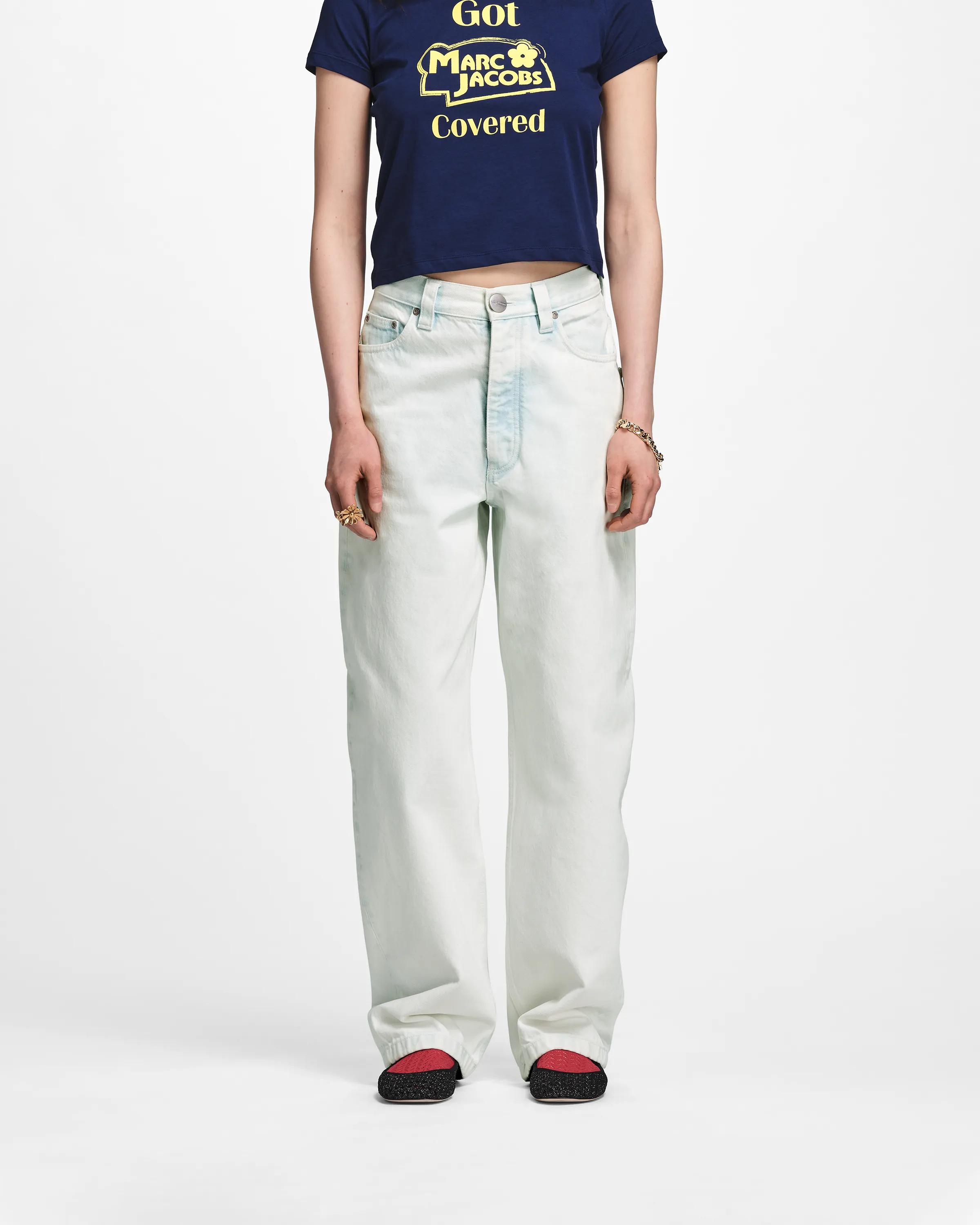 MARC JACOBS Marc Jacobs Bow Leg Jeans in Light Wash, Size 31　MARC JACOBS マーク ジェイコブス ボウレッグ ジーンズ ライトウォッシュ、サイズ 31 MARC