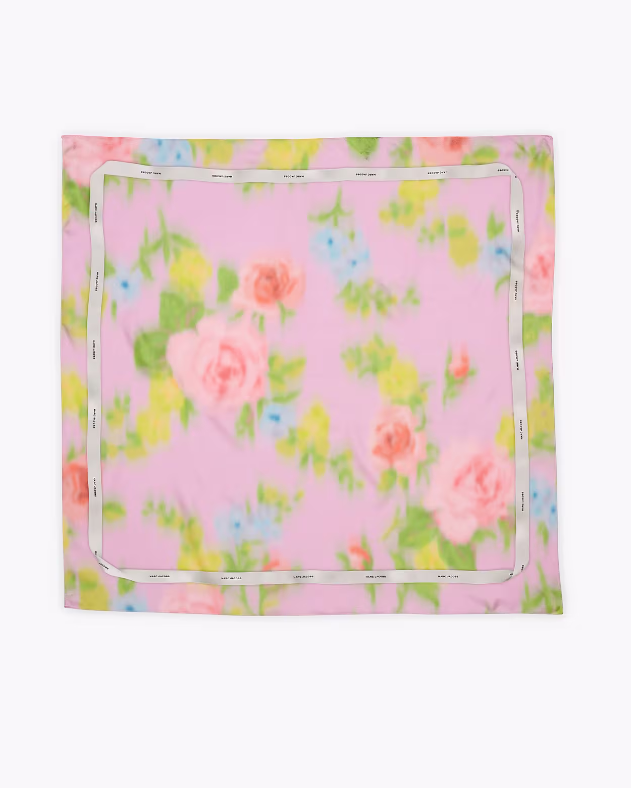 Blurred Floral Silk Scarf by Marc Jacobs