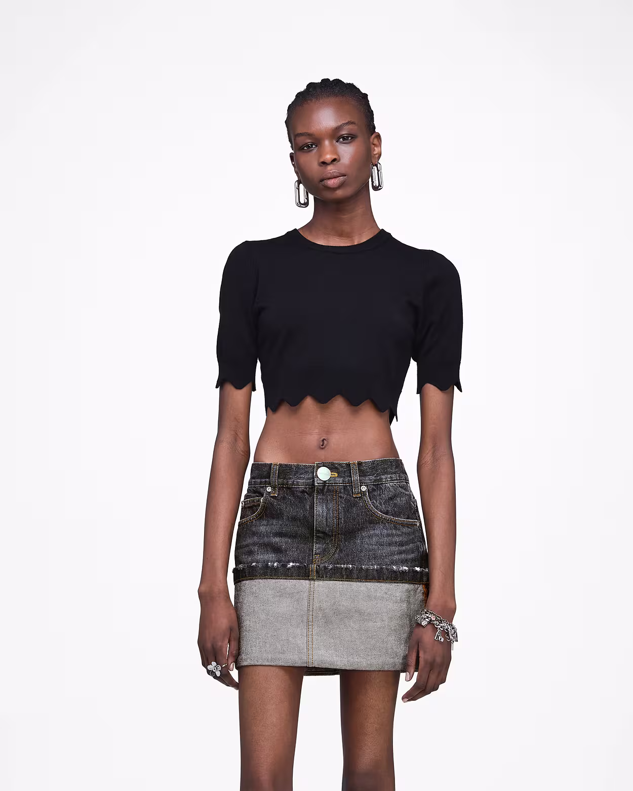 Scallop Daisy Crop Sweater by Marc Jacobs