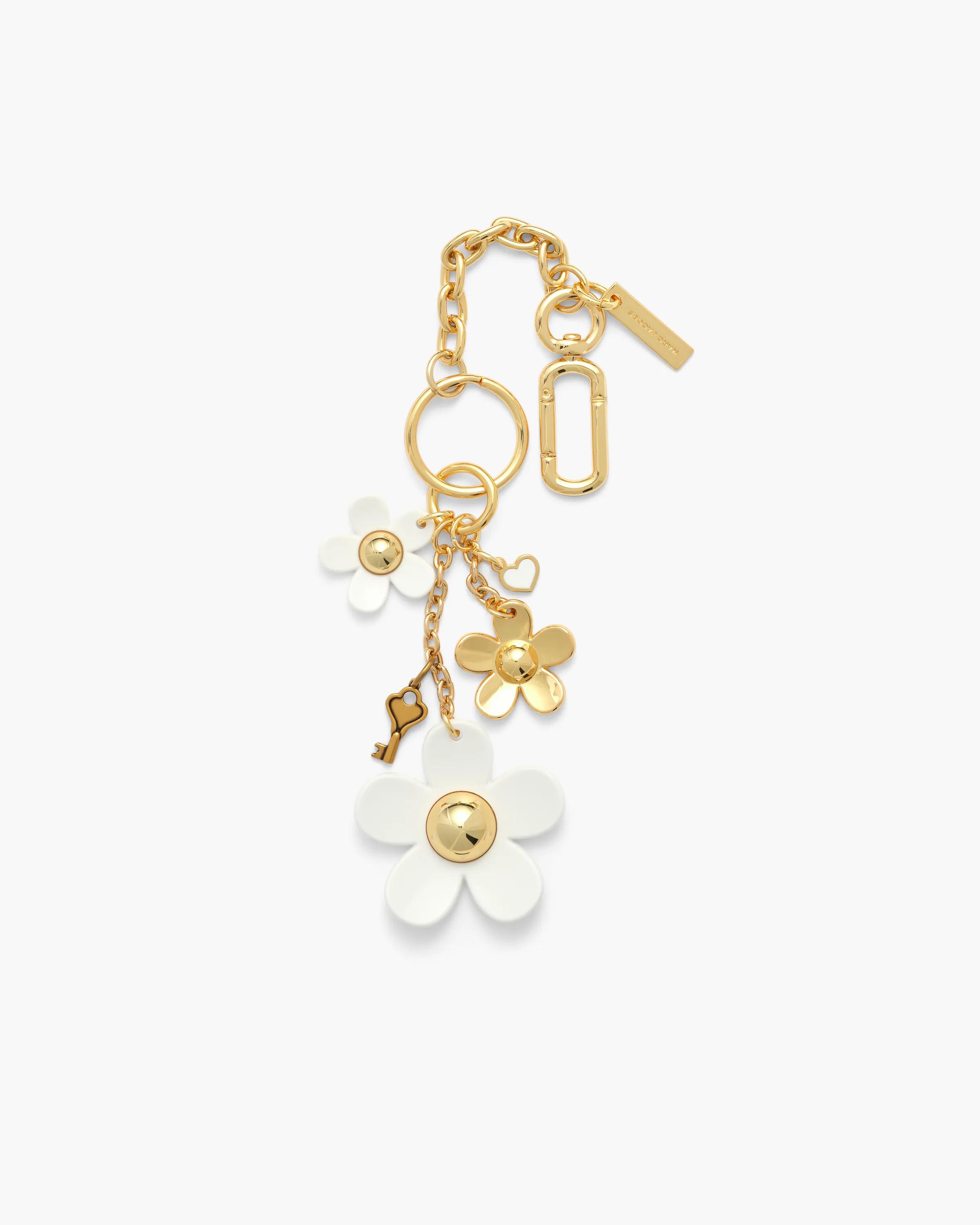 MARC JACOBS Marc Jacobs Daisy Cluster Bag Charm in Gold　MARC JACOBS マーク ジェイコブス デイジー クラスター バッグ チャーム ゴールド MARC