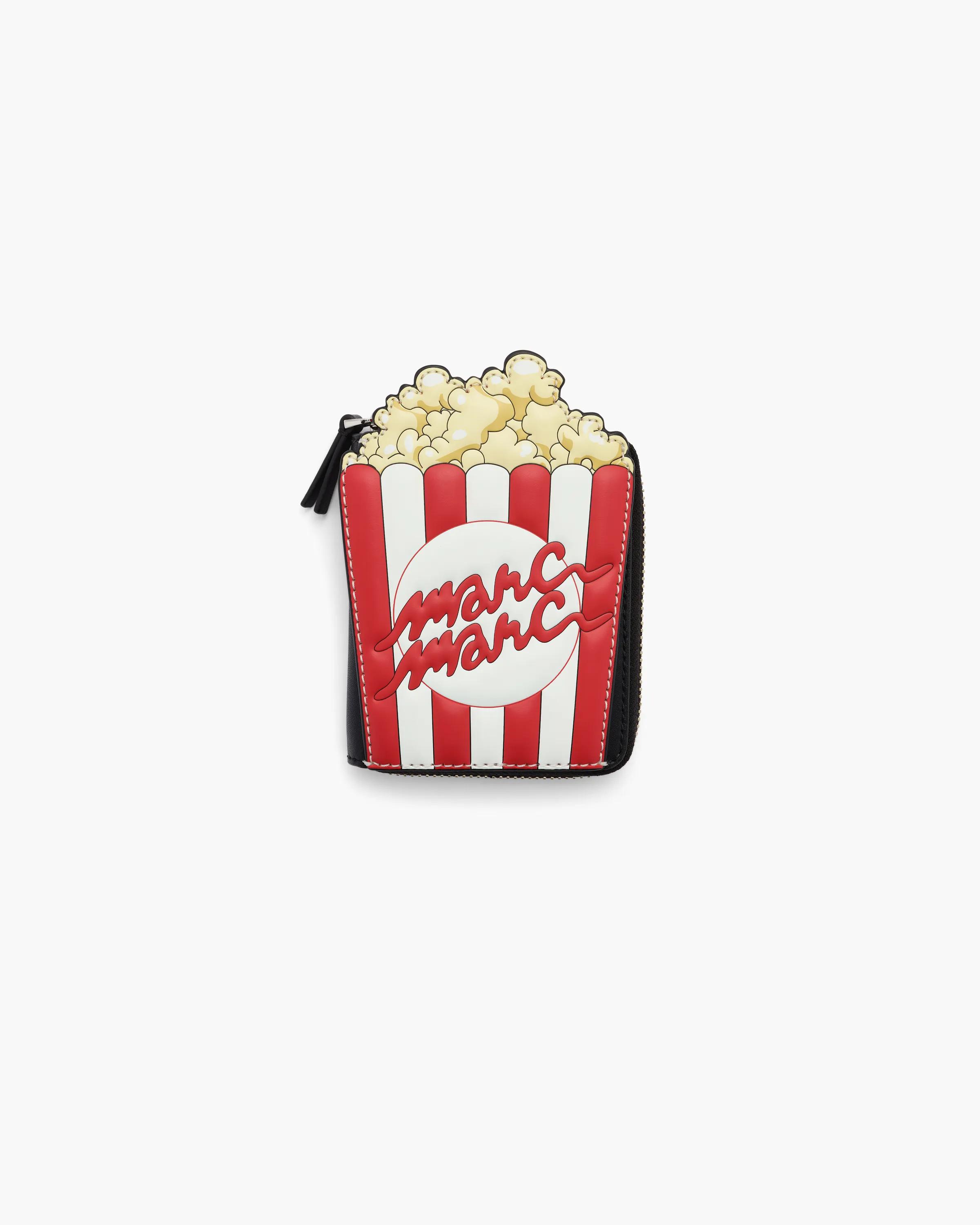 MARC JACOBS Marc Jacobs Popcorn Slim Compact Wallet in Black Multi　MARC JACOBS マーク ジェイコブス ポップコーン スリム コンパクト ウォレット ブラック マルチ MARC