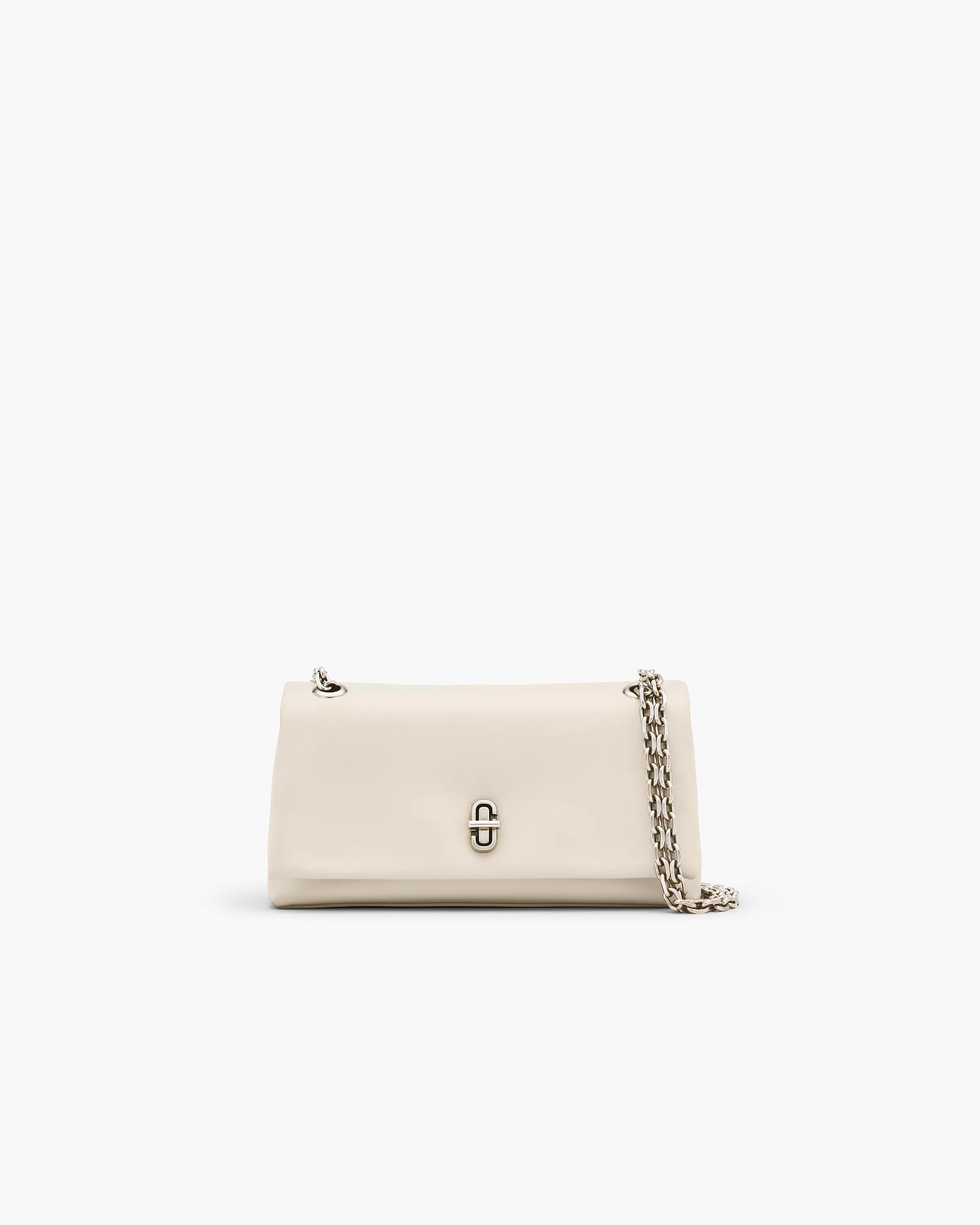 MARC JACOBS Marc Jacobs The Dual Chain Mini Bag in Cloud White　MARC JACOBS マーク ジェイコブス デュアル チェーン ミニ バッグ クラウド ホワイト MARC