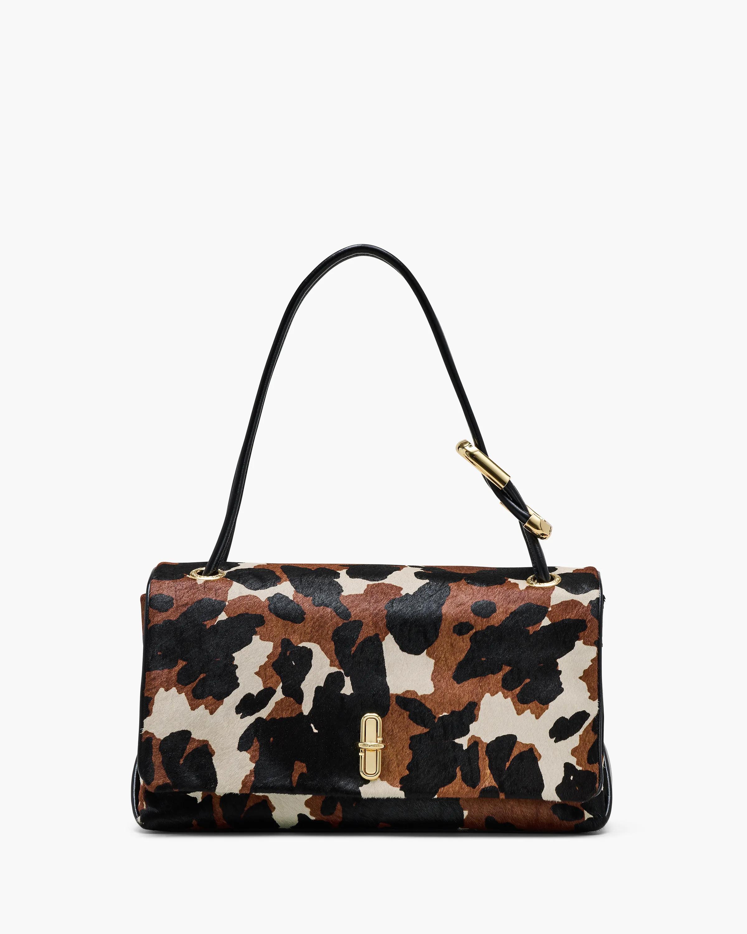 MARC JACOBS Marc Jacobs The Cow Haircalf Large Dual Bag in Mocha Multi　MARC JACOBS マーク ジェイコブス ザ カウ ヘアカーフ ラージ デュアル バッグ (モカ マルチ) MARC