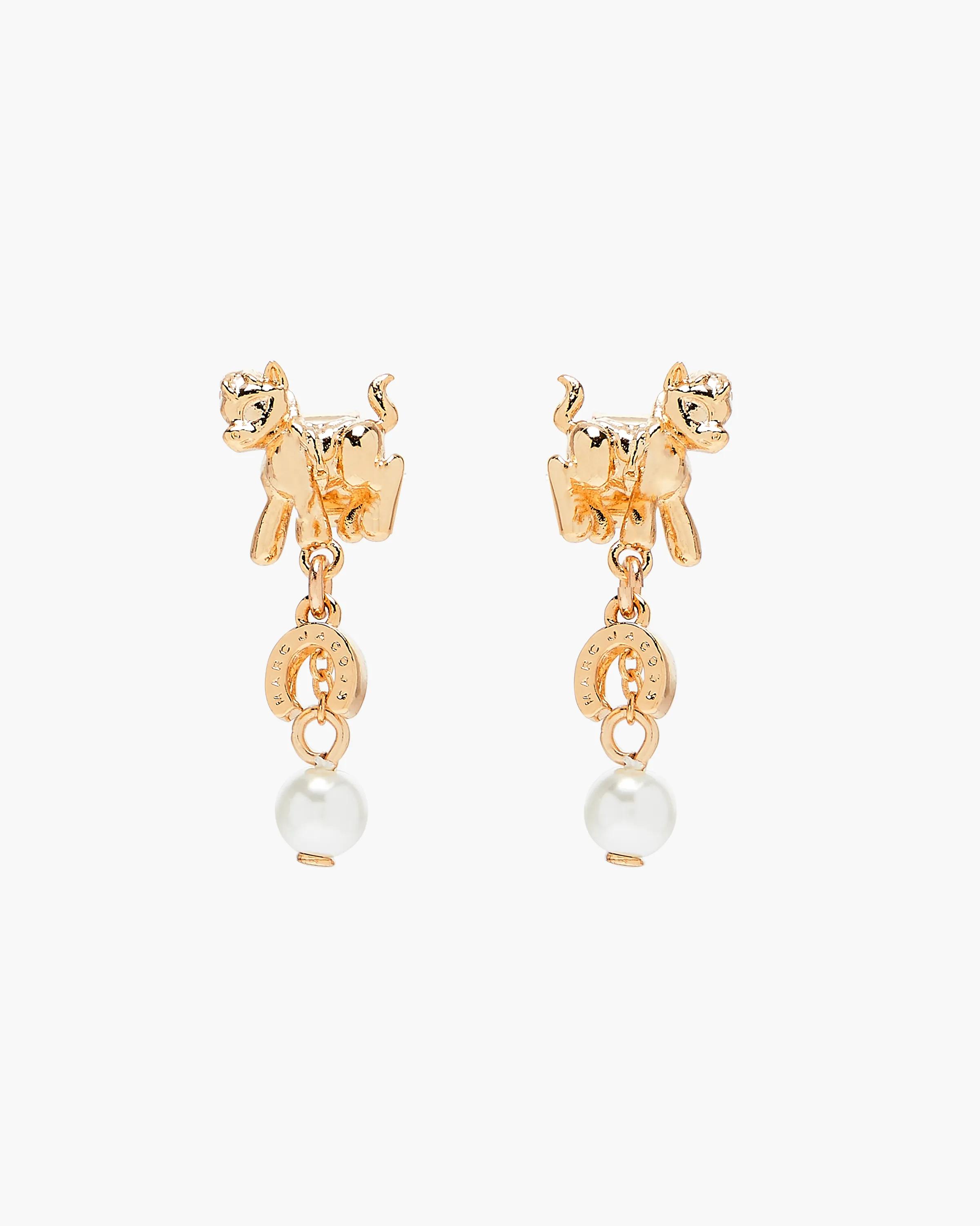 MARC JACOBS Marc Jacobs The Year Of The Horse Charm Earrings in Gold　MARC JACOBS マーク ジェイコブス ザ イヤー オブ ザ ホース チャーム ピアス ゴールド MARC