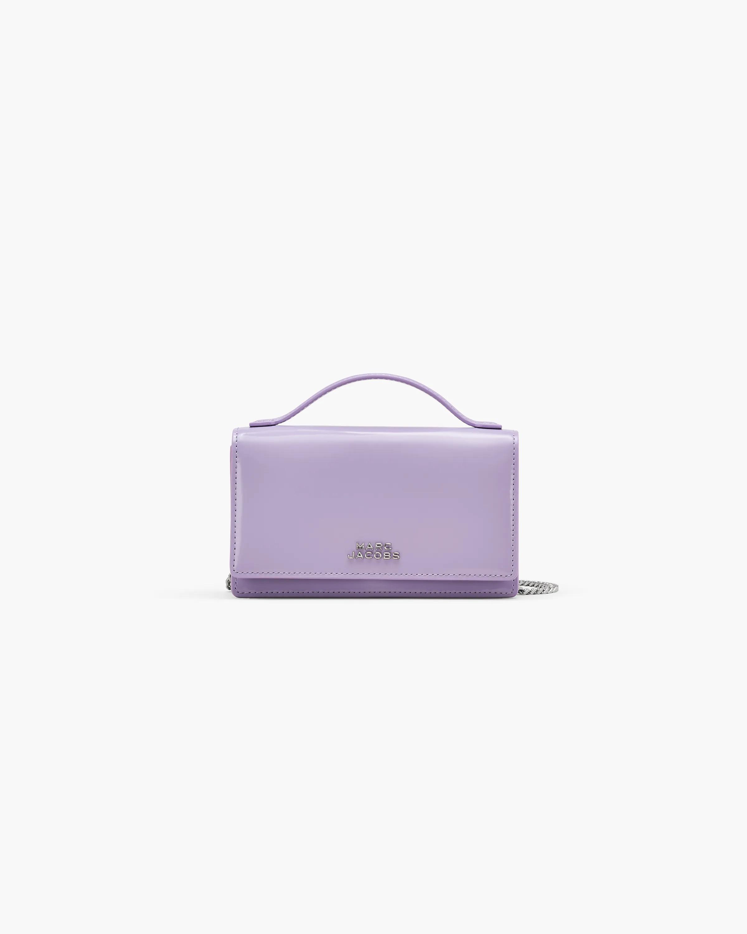 MARC JACOBS Marc Jacobs The Glam Mirror Mini Bag in Orchid　MARC JACOBS マーク ジェイコブス ザ グラム ミラー ミニ バッグ (オーキッド) MARC