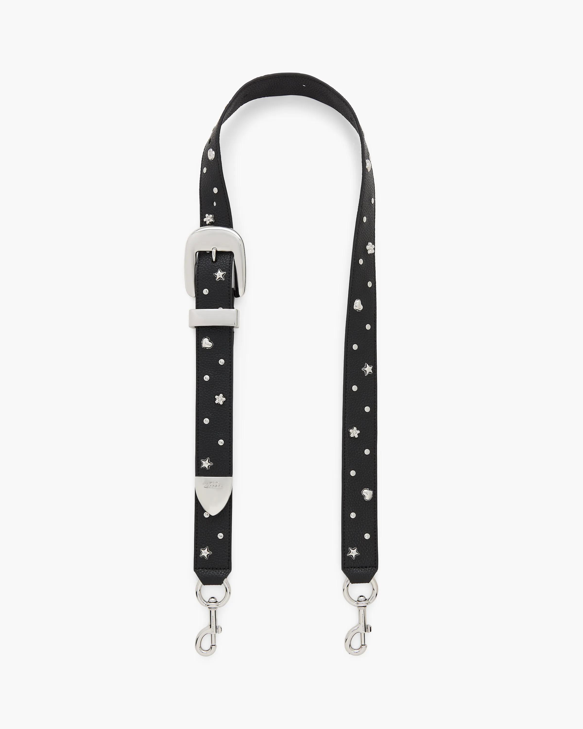 MARC JACOBS Marc Jacobs The Mini Icon Stud Leather Strap in Black Multi　MARC JACOBS マーク ジェイコブス ザ ミニ アイコン スタッド レザー ストラップ ブラック マルチ MARC