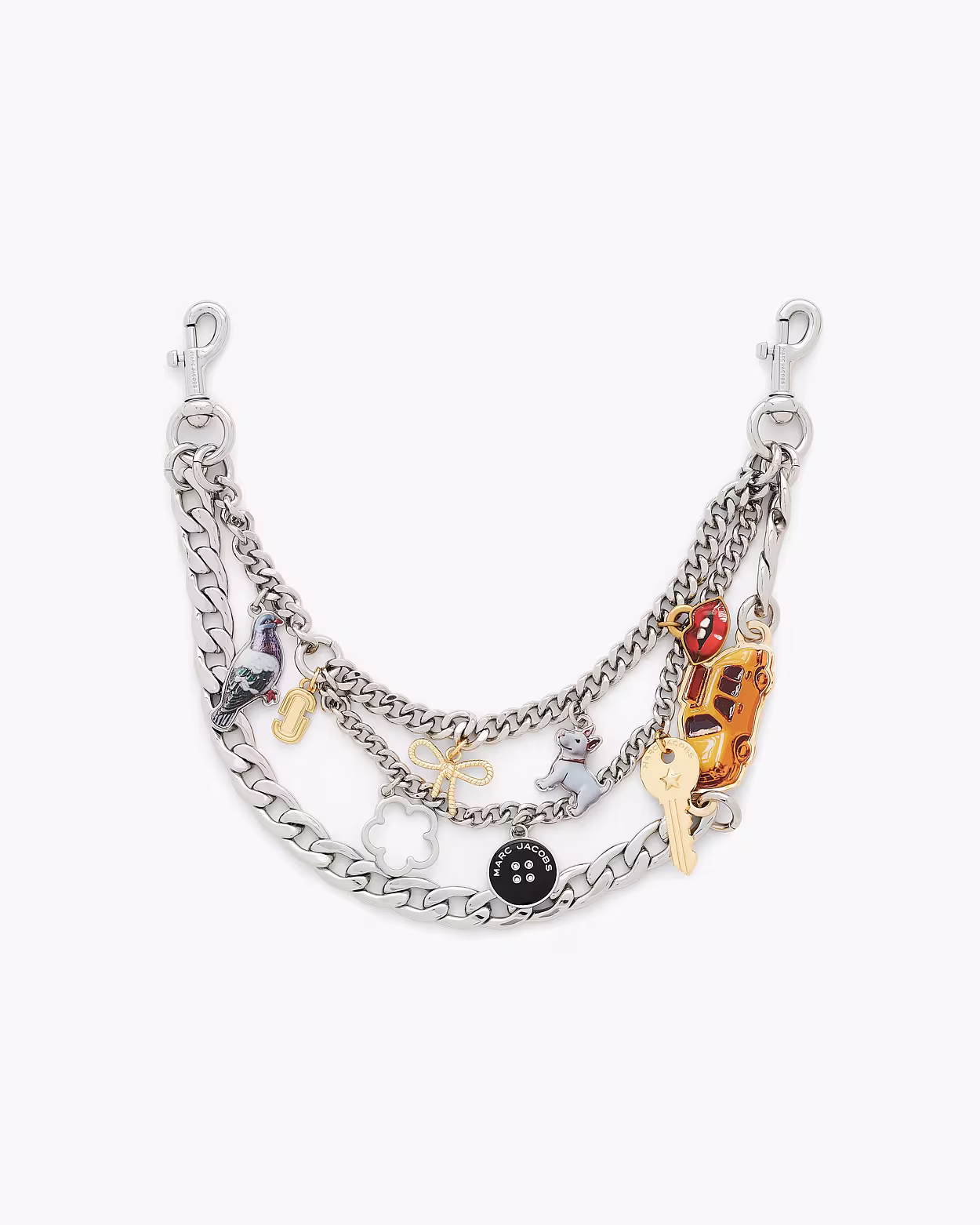 The Trinket Charm Chain Shoulder Strap by Marc Jacobs