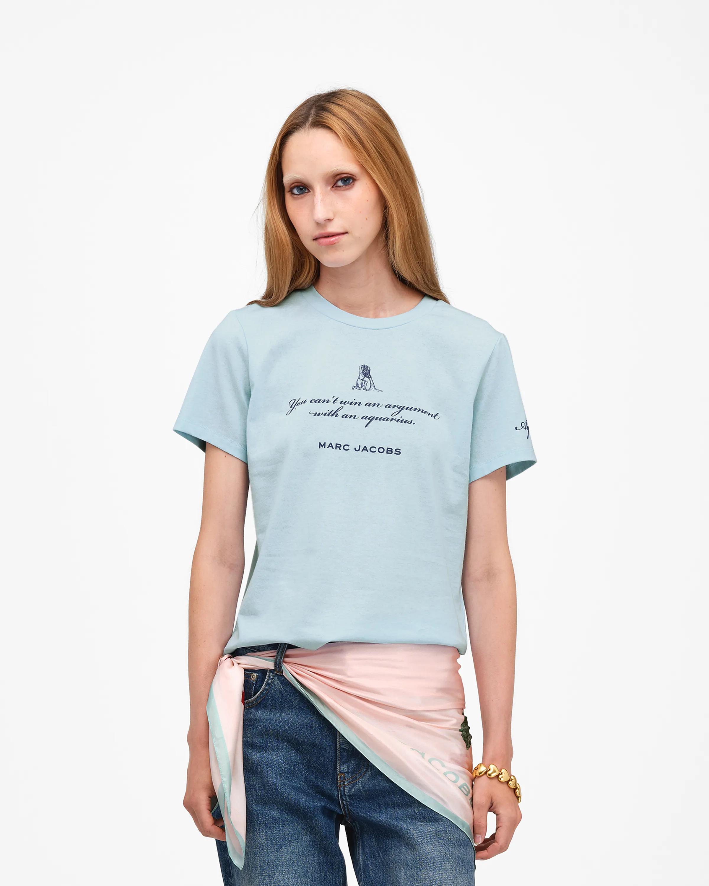 MARC JACOBS Marc Jacobs Zodiac T-Shirt in Aquarius, Size XS