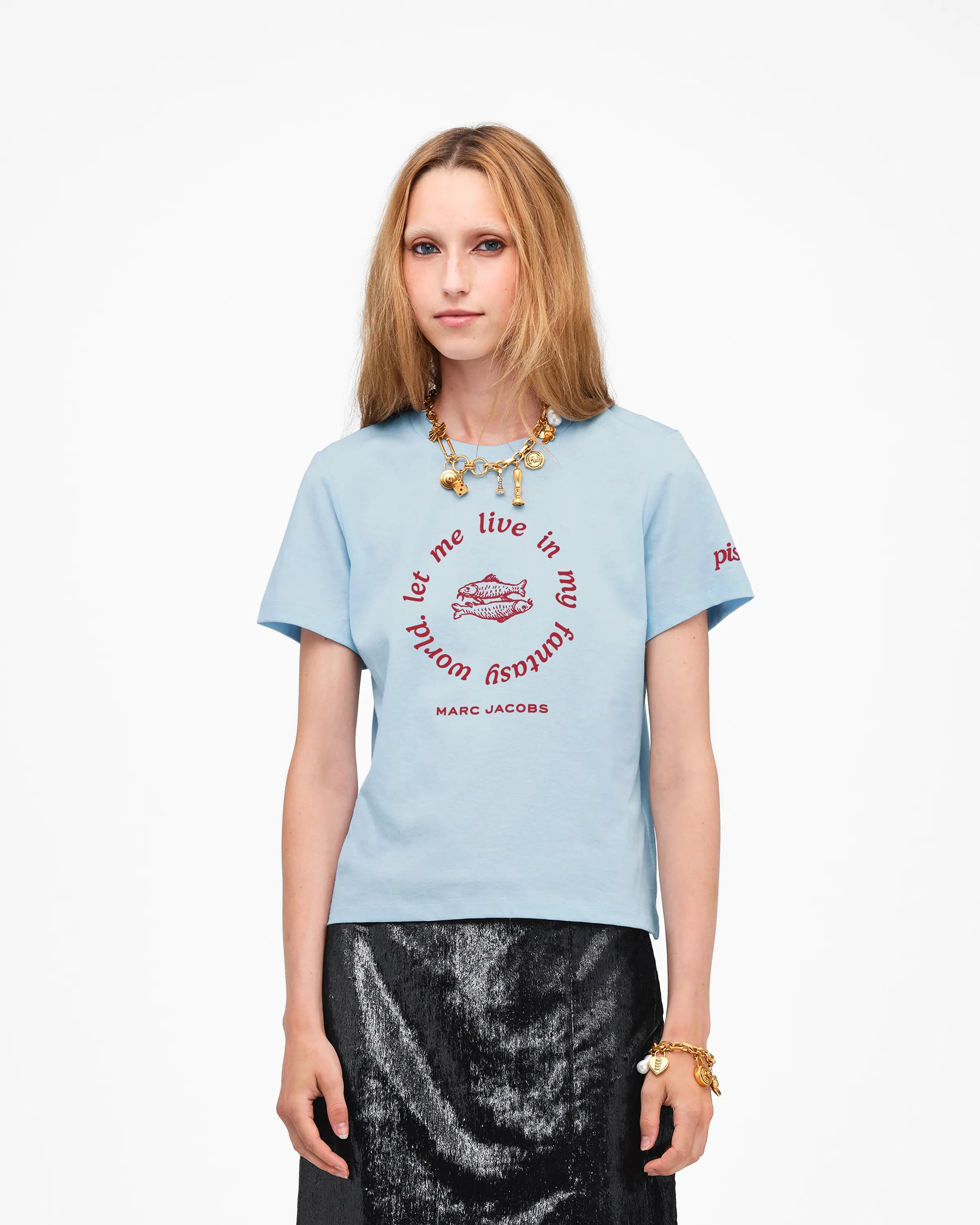 MARC JACOBS Marc Jacobs Zodiac T-Shirt in Pisces, Size XS