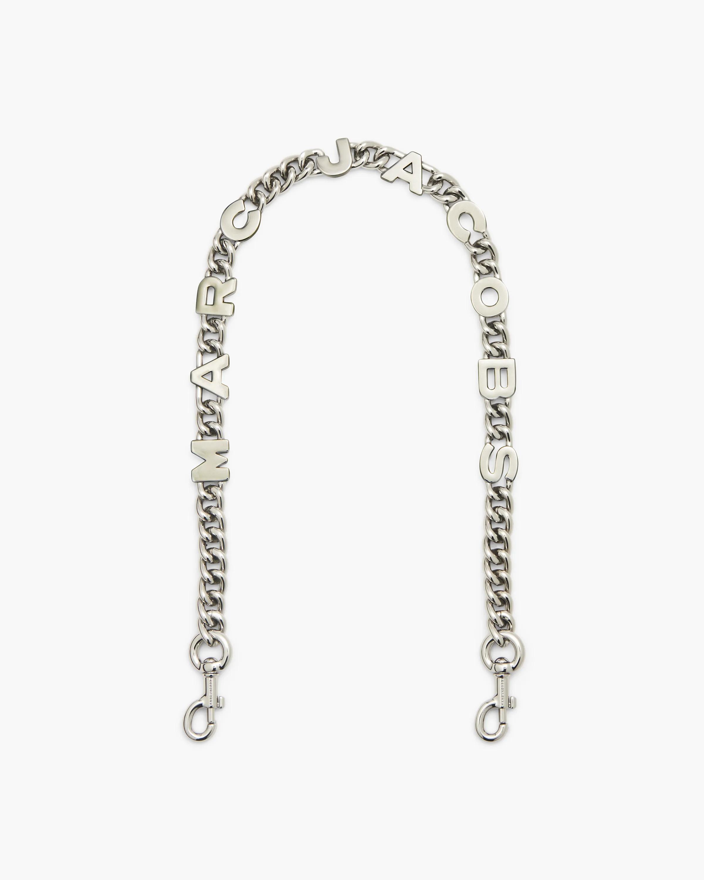 MARC JACOBS Marc Jacobs The Logo Chain Shoulder Strap Dress in Nickel　MARC JACOBS マーク ジェイコブス ザ ロゴ チェーン ショルダー ストラップ ドレス (ニッケル) MARC