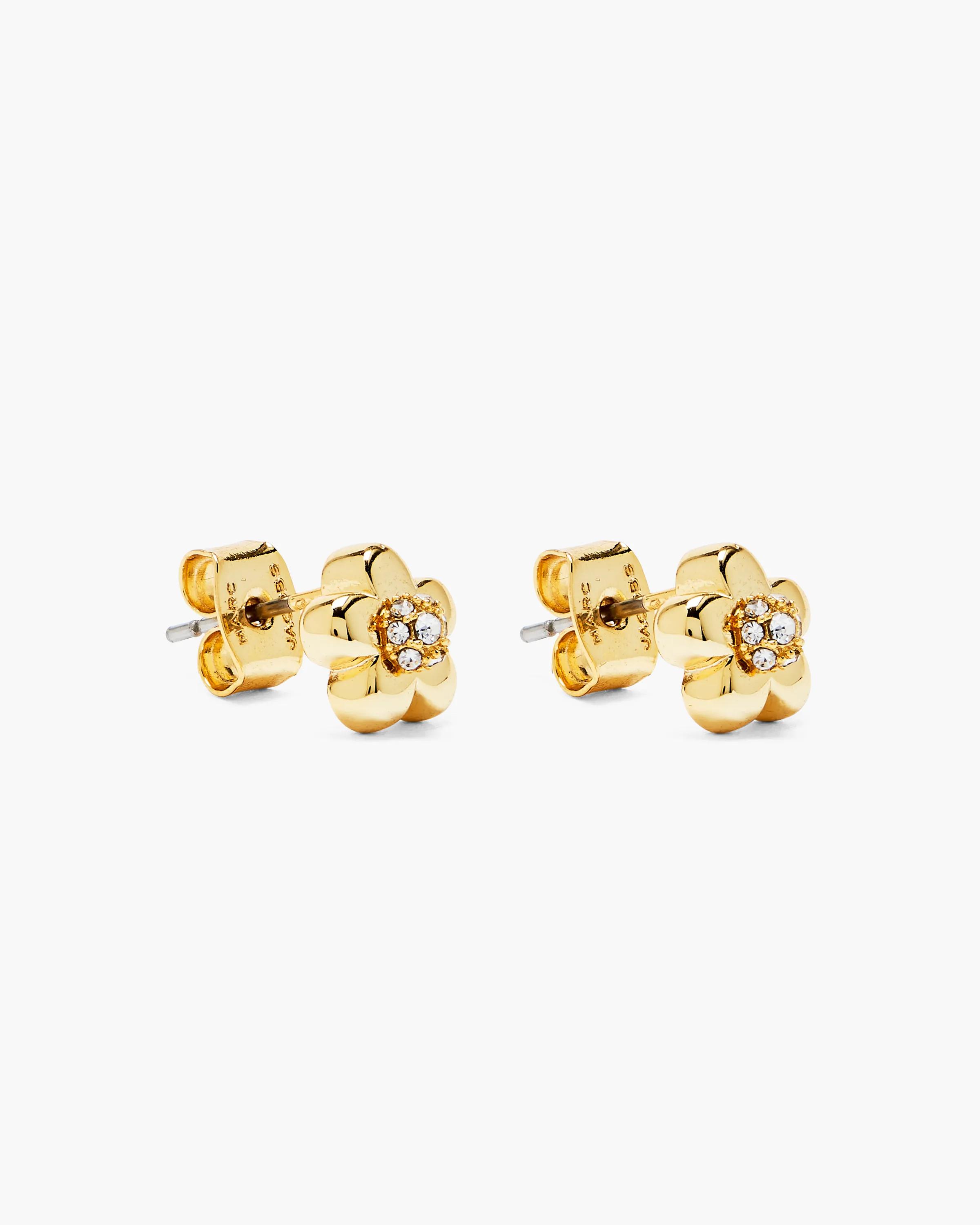 MARC JACOBS Marc Jacobs The Daisy Earrings in Gold/Crystal　MARC JACOBS マーク ジェイコブス ザ デイジー ピアス ゴールド/クリスタル MARC