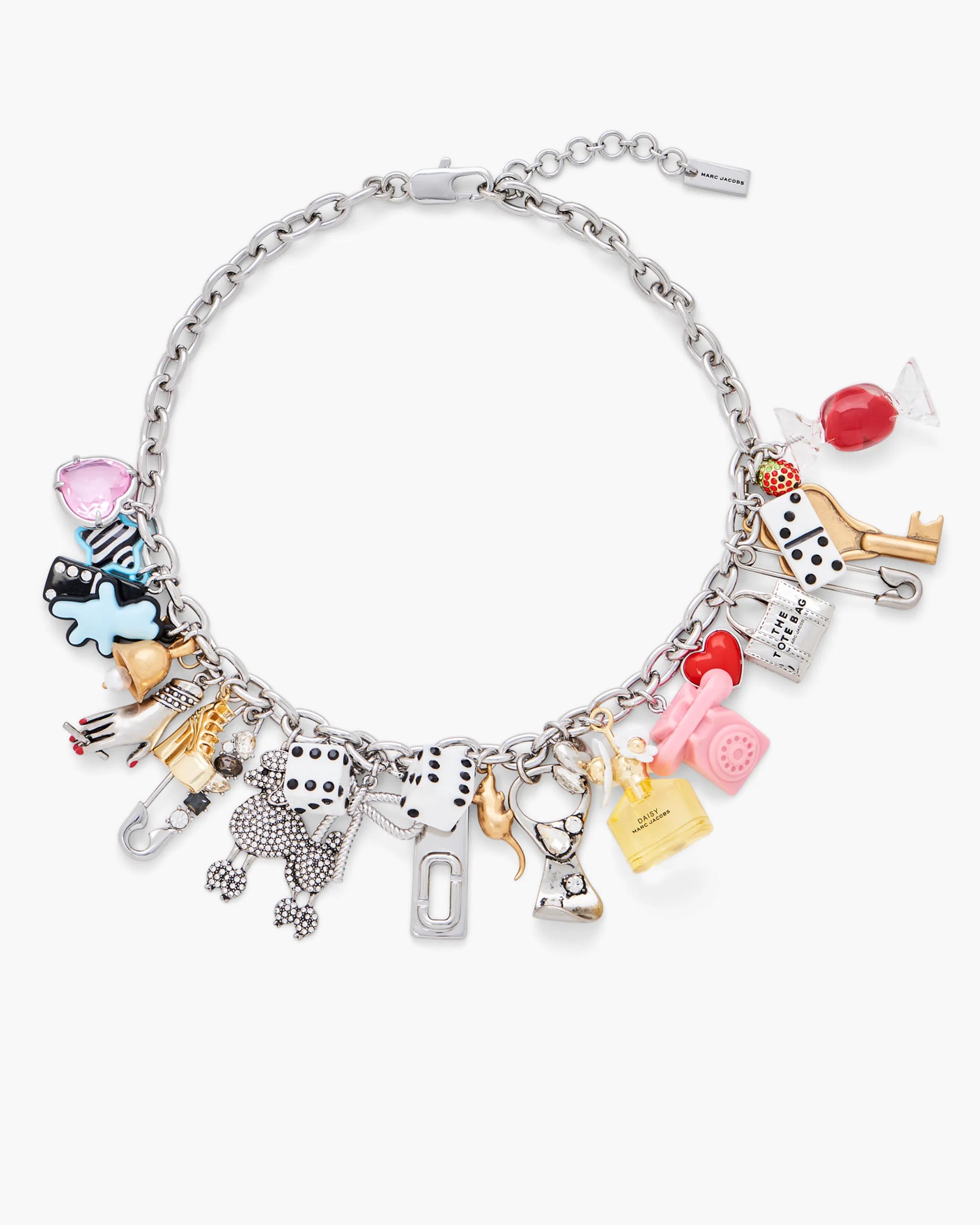 MARC JACOBS Marc Jacobs The Sticker Charm Statement Necklace