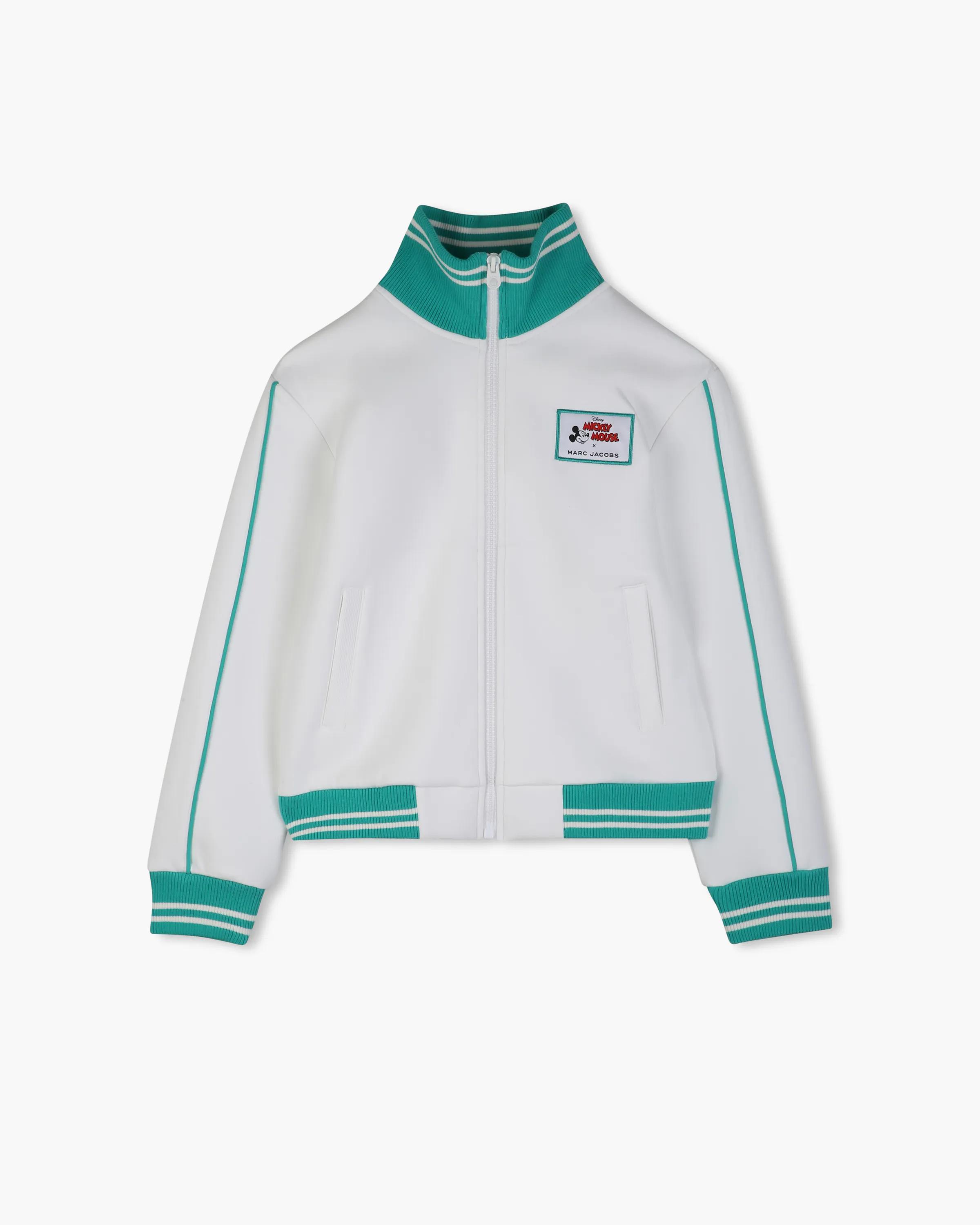 MARC JACOBS Marc Jacobs The Track Jacket in Ivory, Size 5Y　MARC JACOBS マーク ジェイコブス ザ トラック ジャケット アイボリー、サイズ 5Y MARC