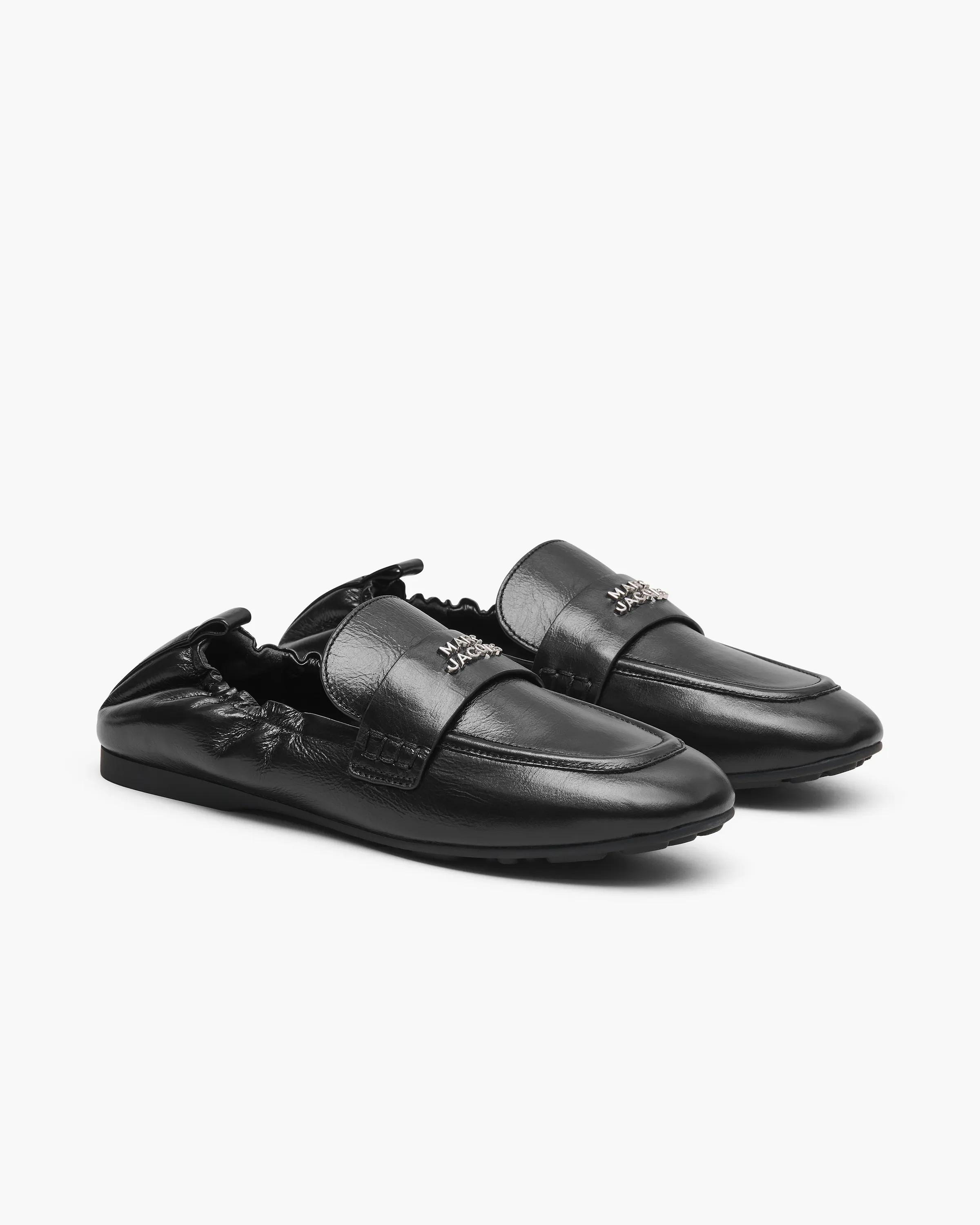 MARC JACOBS Marc Jacobs The Leather Jude Loafer in Black, Size 41　MARC JACOBS マーク ジェイコブス ザ レザー ジュード ローファー ブラック、サイズ 41 MARC