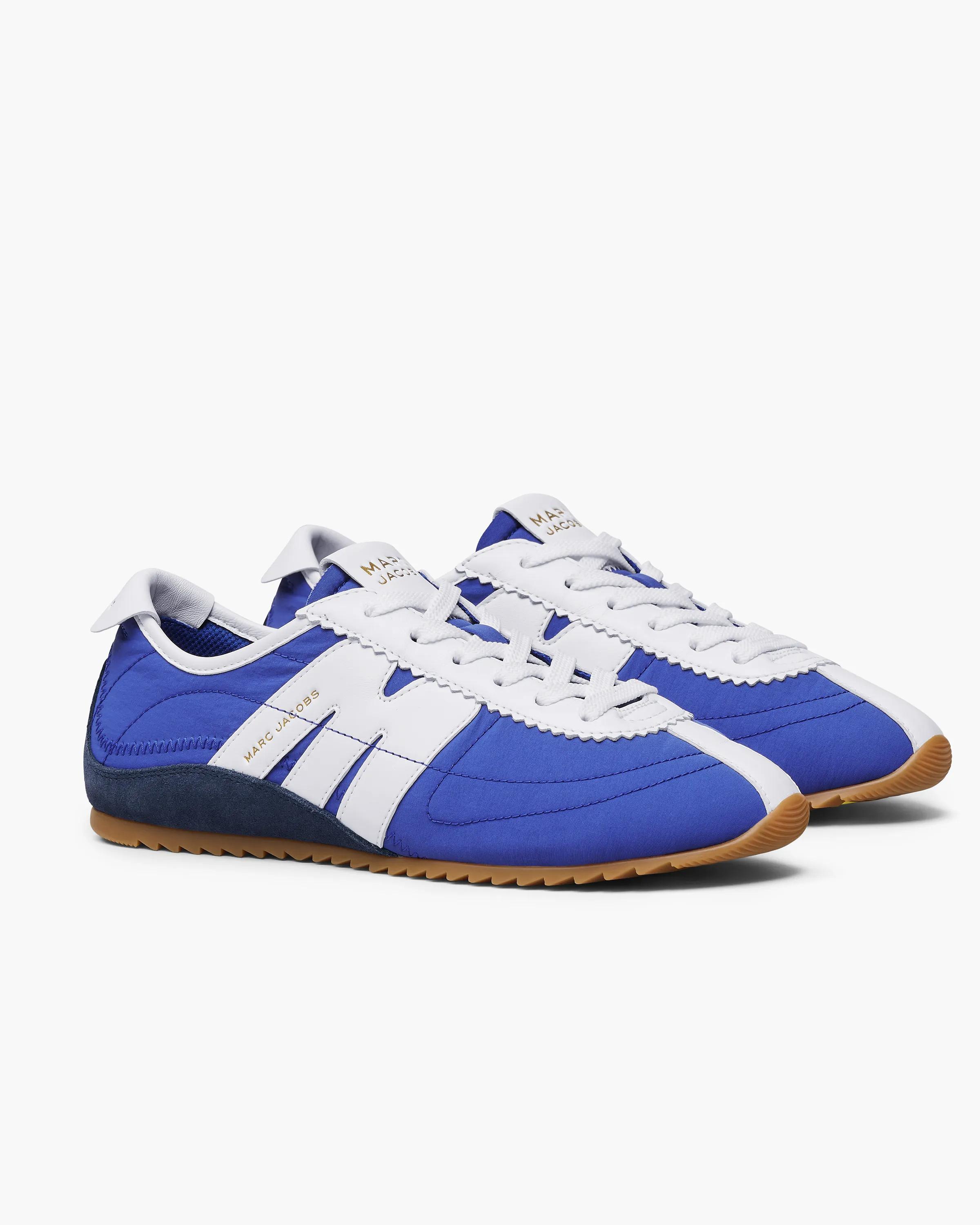 MARC JACOBS Marc Jacobs The 400 Bleecker Runner in Navy Multi, Size 45　MARC JACOBS マーク ジェイコブス ザ 400 ブリーカー ランナー ネイビー マルチ、サイズ 45 MARC