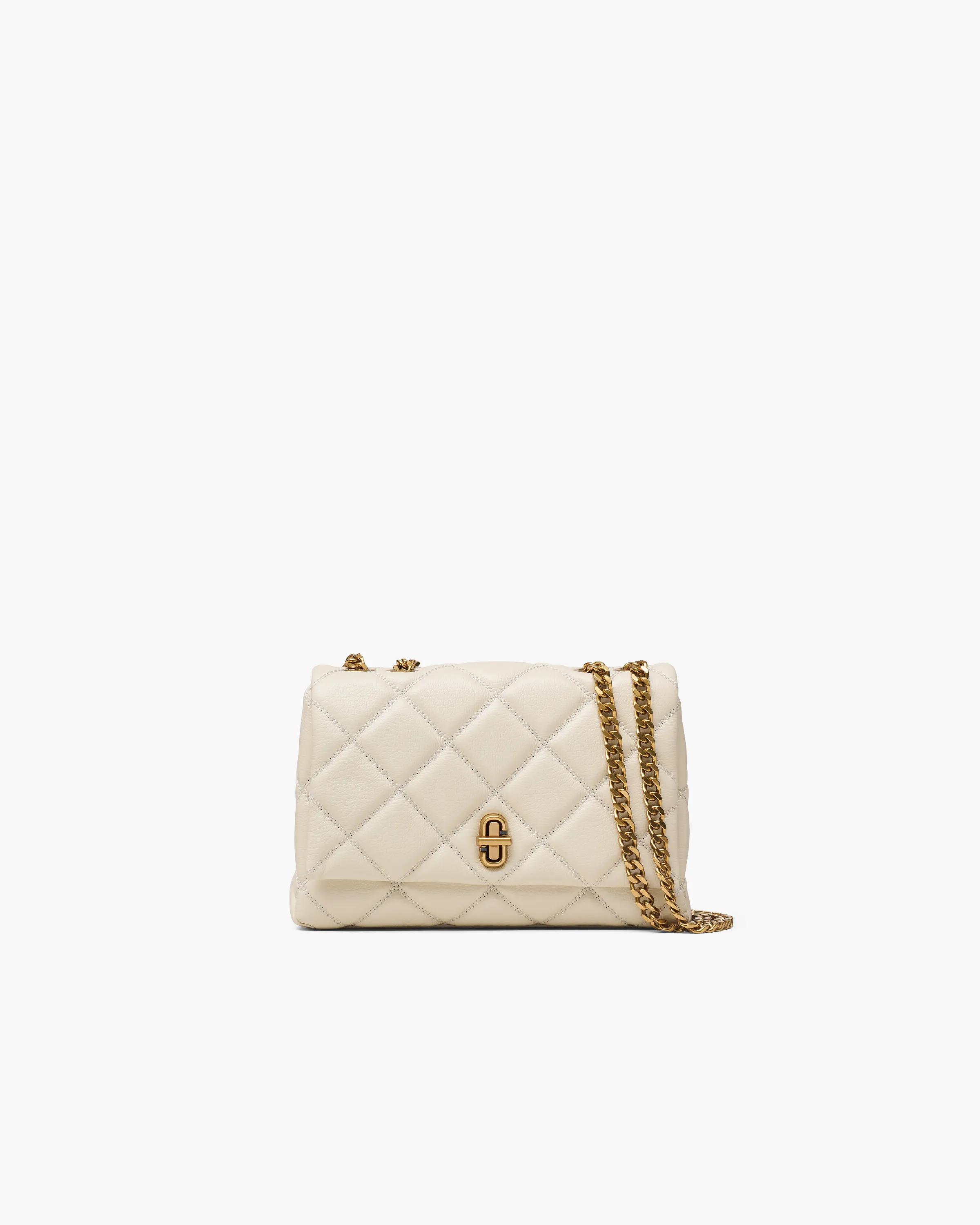 MARC JACOBS Marc Jacobs The Quilted Slim Dual Convertible Shoulder Bag in Cloud White　MARC JACOBS マーク ジェイコブス キルティング スリム デュアル コンバーチブル ショルダー バッグ (クラウド ホワイト) MARC