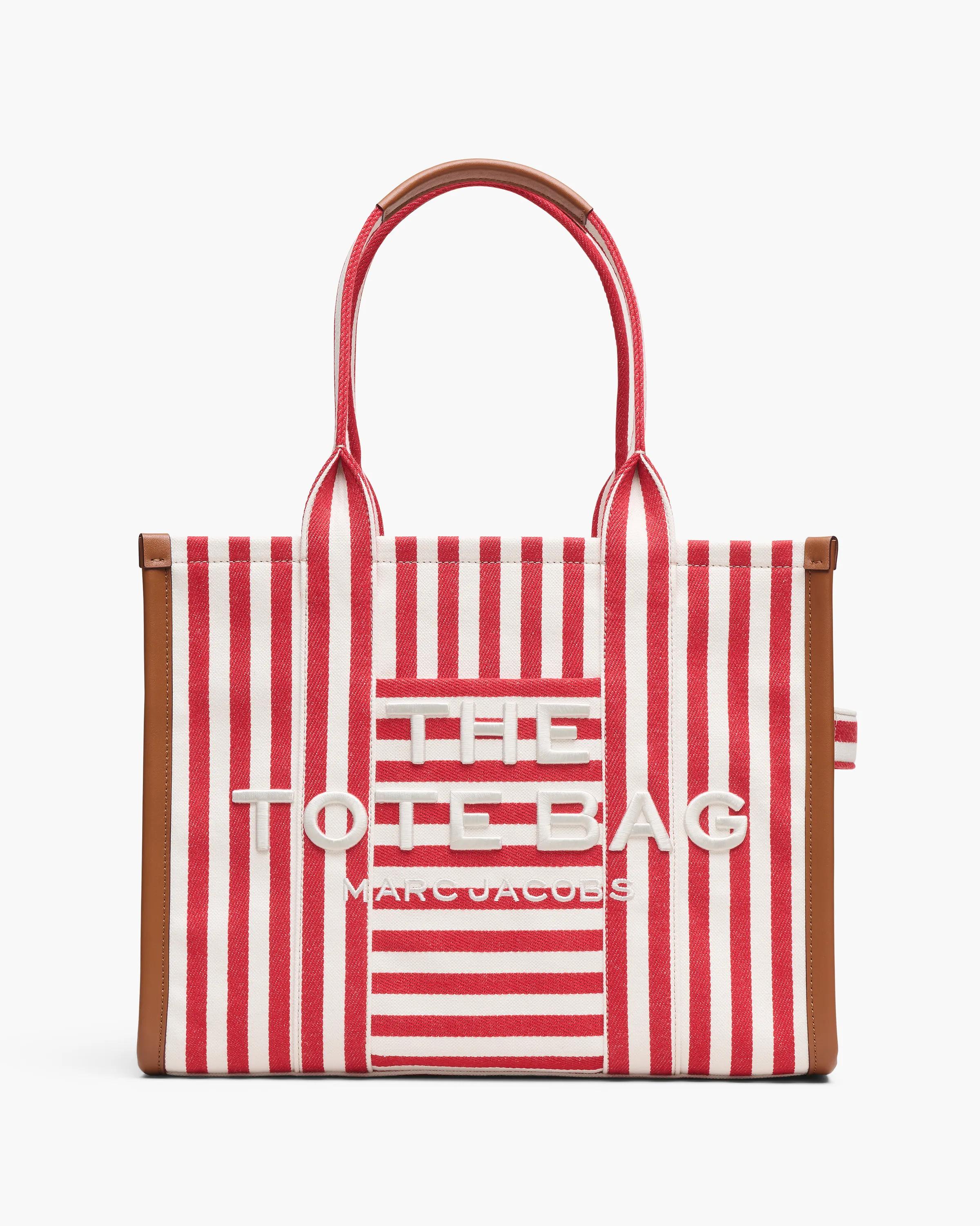MARC JACOBS Marc Jacobs The Stripe Canvas Large Tote Bag