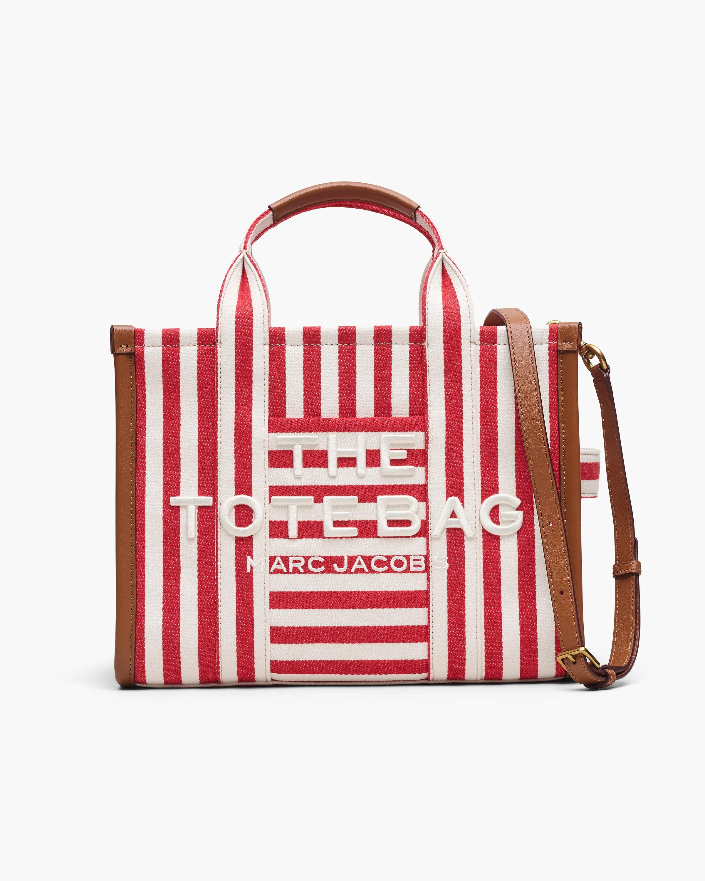 MARC JACOBS Marc Jacobs The Stripe Canvas Medium Tote Bag