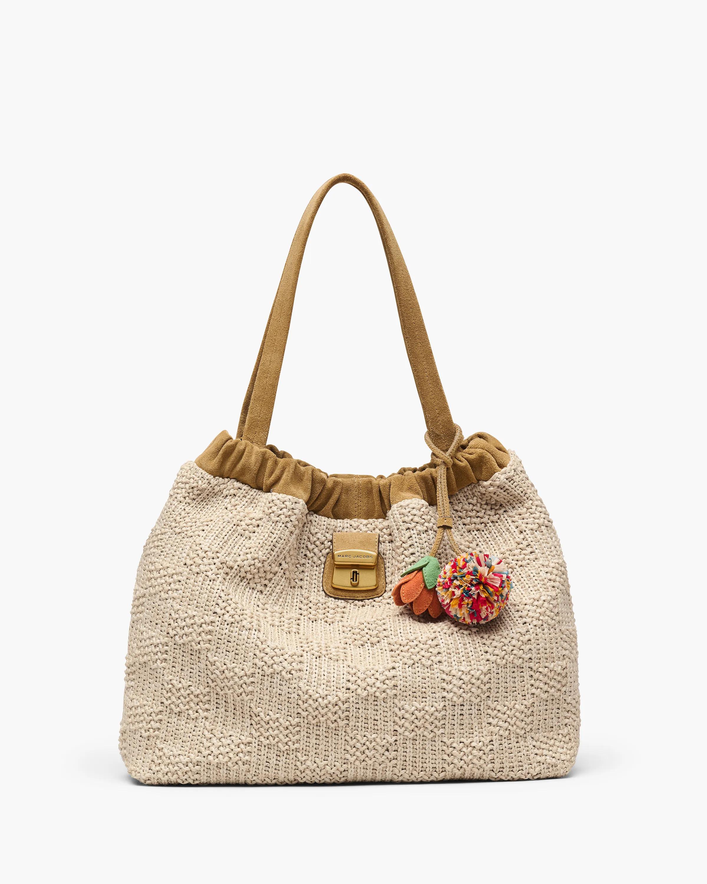 MARC JACOBS Marc Jacobs The Summer Woven Cristina Tote in Natural　MARC JACOBS マーク ジェイコブス サマー ウーブン クリスティーナ トート ナチュラル MARC